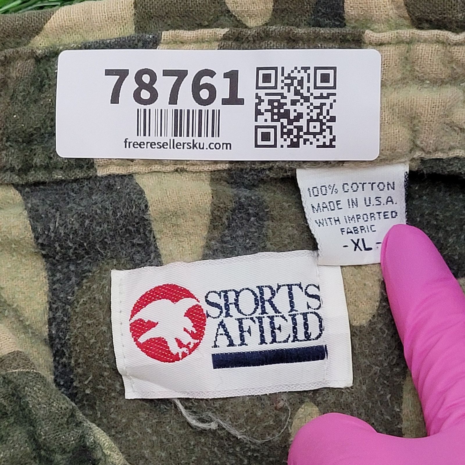 Sports Afield VTG 90s Sports Afield Camo Button Shirt XL M81 Woodland USA Size US XL / EU 56 / 4 - 10 Thumbnail
