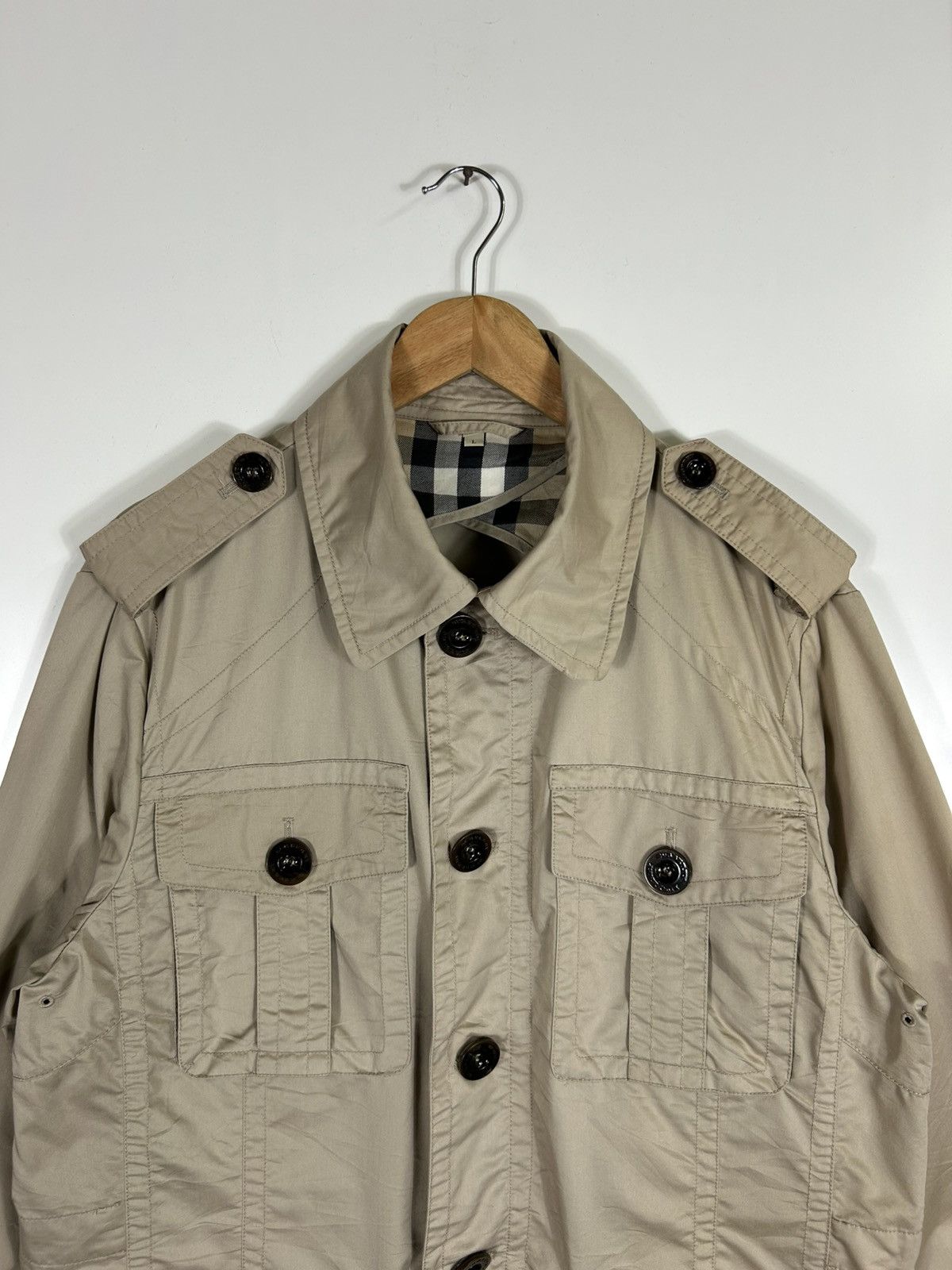 Burberry 🔥Burberry London Nova Check Zipper Jacket Size US L / EU 52-54 / 3 - 4 Thumbnail