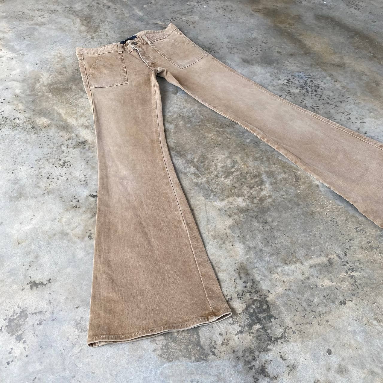 Hysteric Glamour SUPER FLARED JAPAN🎌EDICONSCIOUS PANT LOWRISE SLIM W29X31.5" Size US 29 - 6 Thumbnail