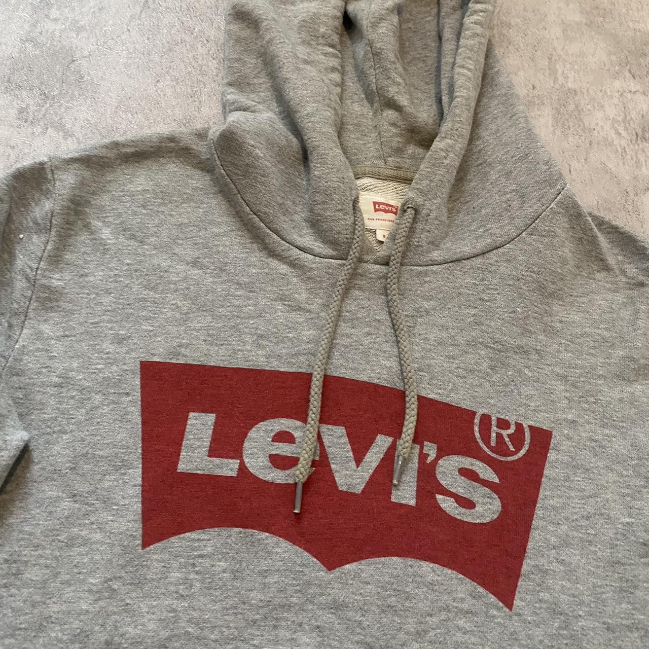Levi's Grey Levi's hoodie with red logo #hoodie Size US S / EU 44-46 / 1 - 2 Thumbnail