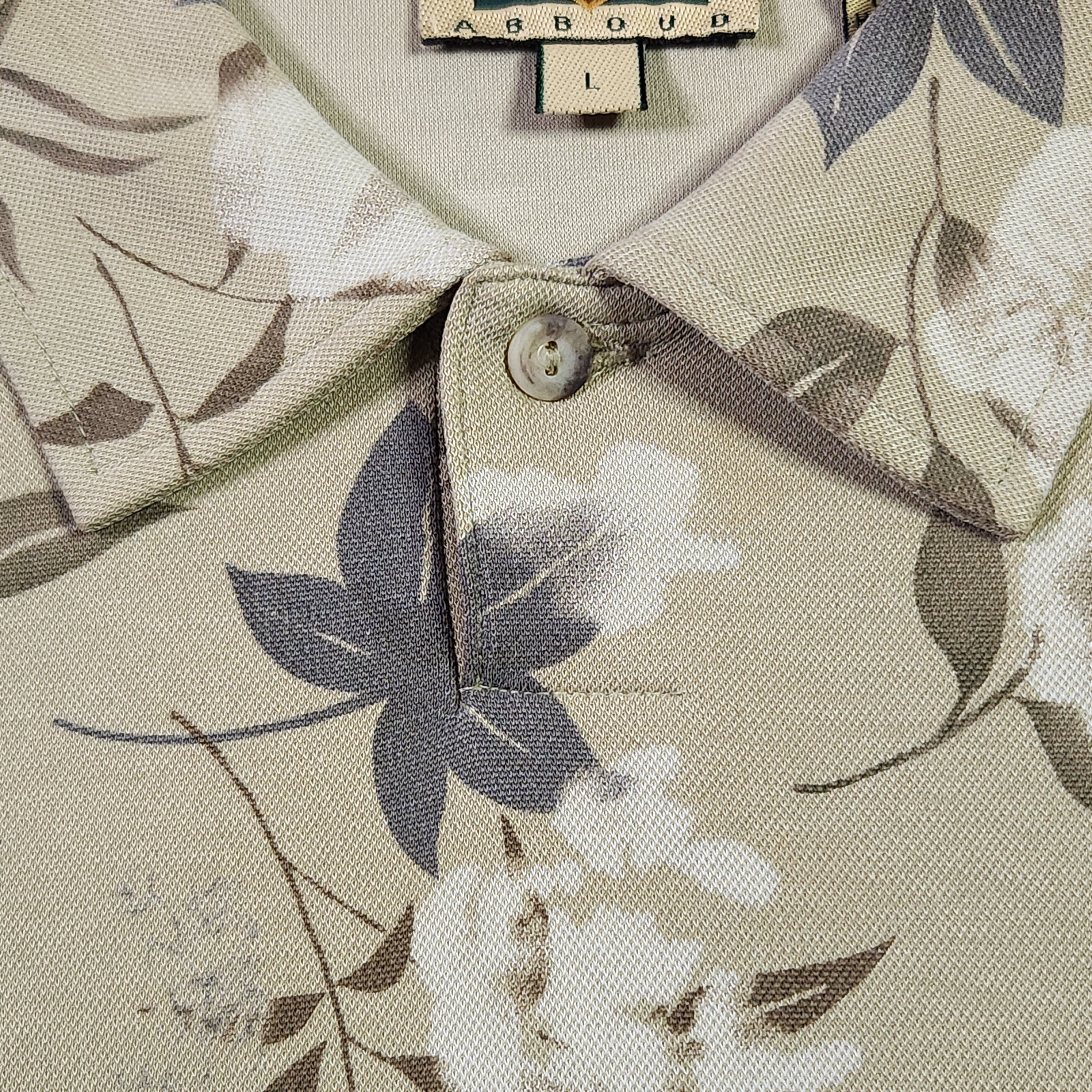 Joseph Abboud VINTAGE Joseph Abboud Polo Shirt Large Floral Short Sleeve Size US L / EU 52-54 / 3 - 3 Thumbnail