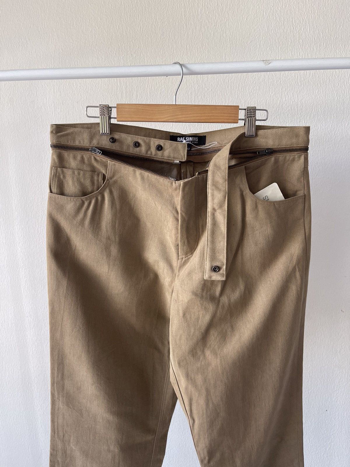 Raf Simons Rare Deadstock A/W 2002-2003 Raf Simons Zipwaist Pants Size US 34 / EU 50 - 8 Thumbnail
