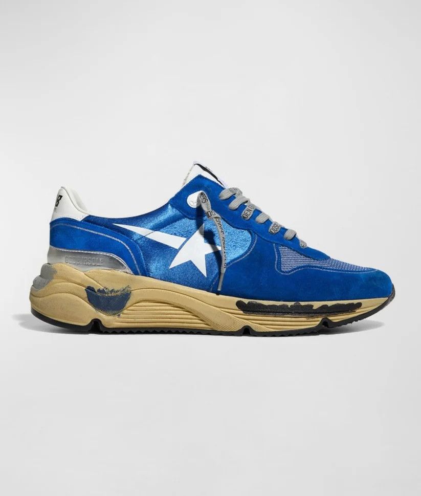 Golden Goose o1w1db10625 Running Sole Mesh Satin Trainer Sneakers Size US 9 / EU 42 - 1 Thumbnail