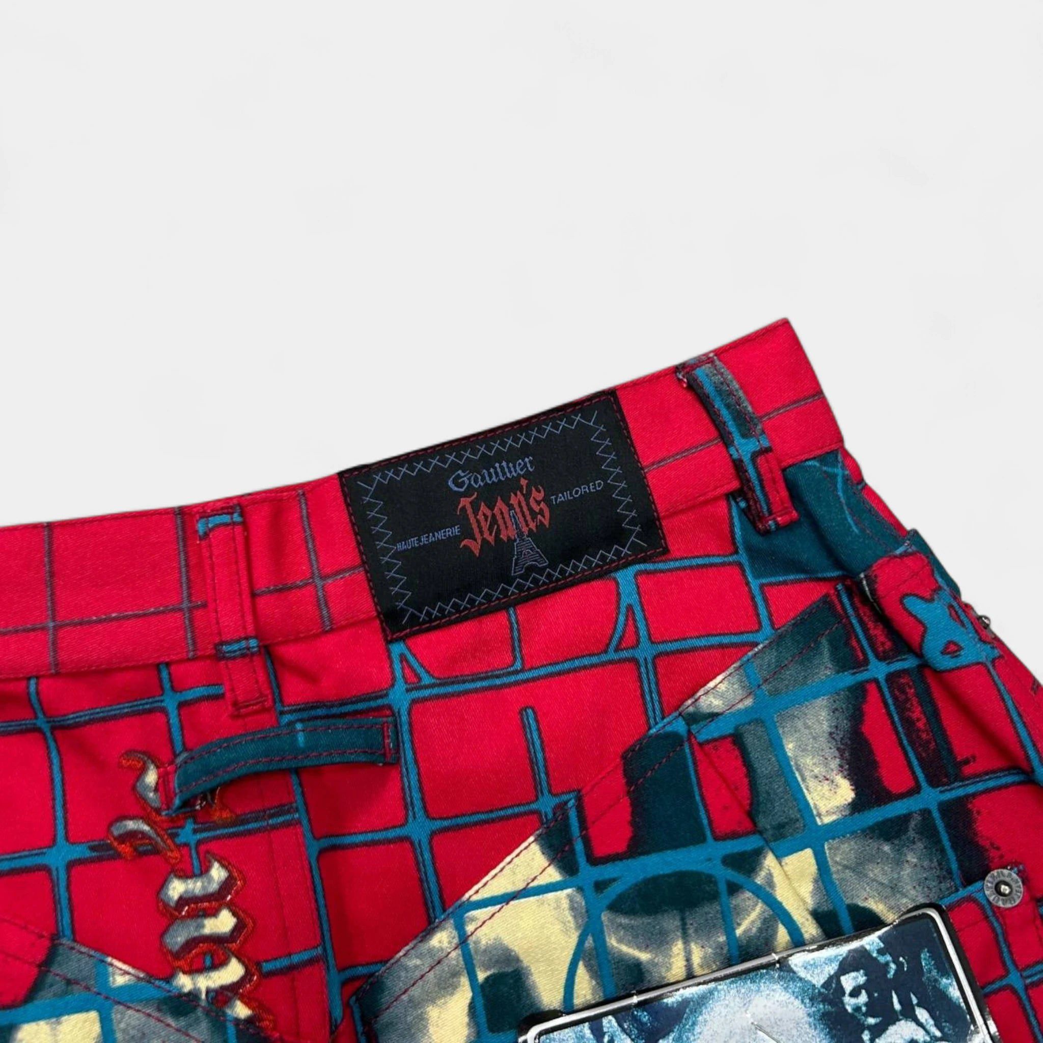 Jean Paul Gaultier Jean Paul Gaultier 1996 "Cyberbaba" X-Ray Skeleton Skirt Size 26" / US 2 / IT 38 - 6 Thumbnail