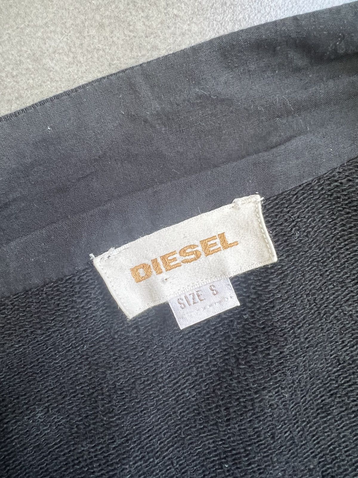 Diesel × Vintage Rick Owens style Diesel asymmetrical zip hoodie vintage Size S / US 4 / IT 40 - 10 Thumbnail