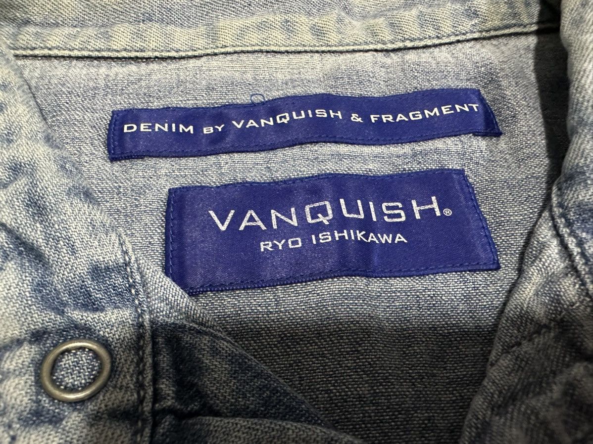 🔥Archived Vanquish x Fragment Design Denim Western Shirt