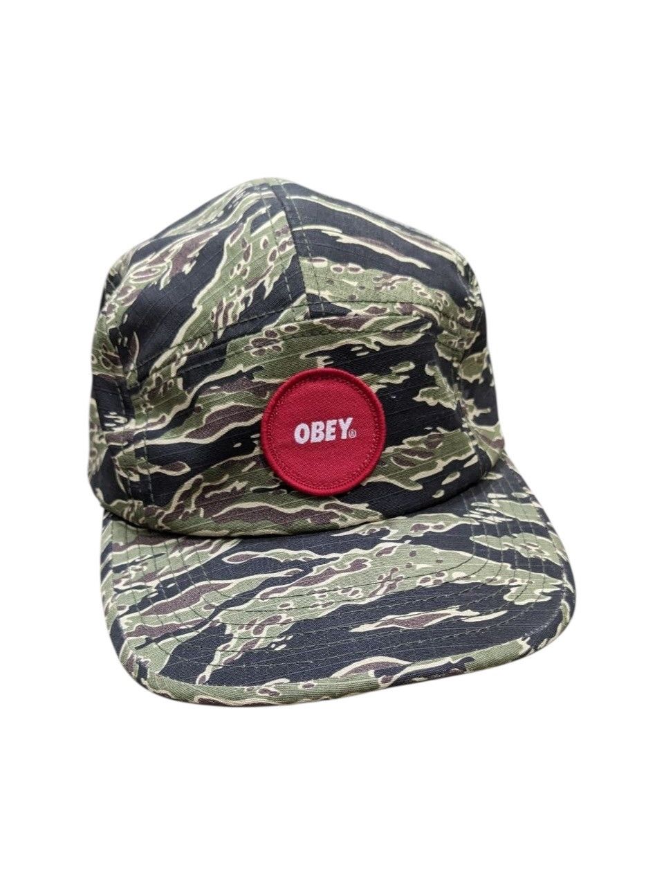 Obey OBEY 5 PANEL CAP CAMOUFLAGE TIGER STRIPE MOTIVE Size ONE SIZE - 6 Thumbnail