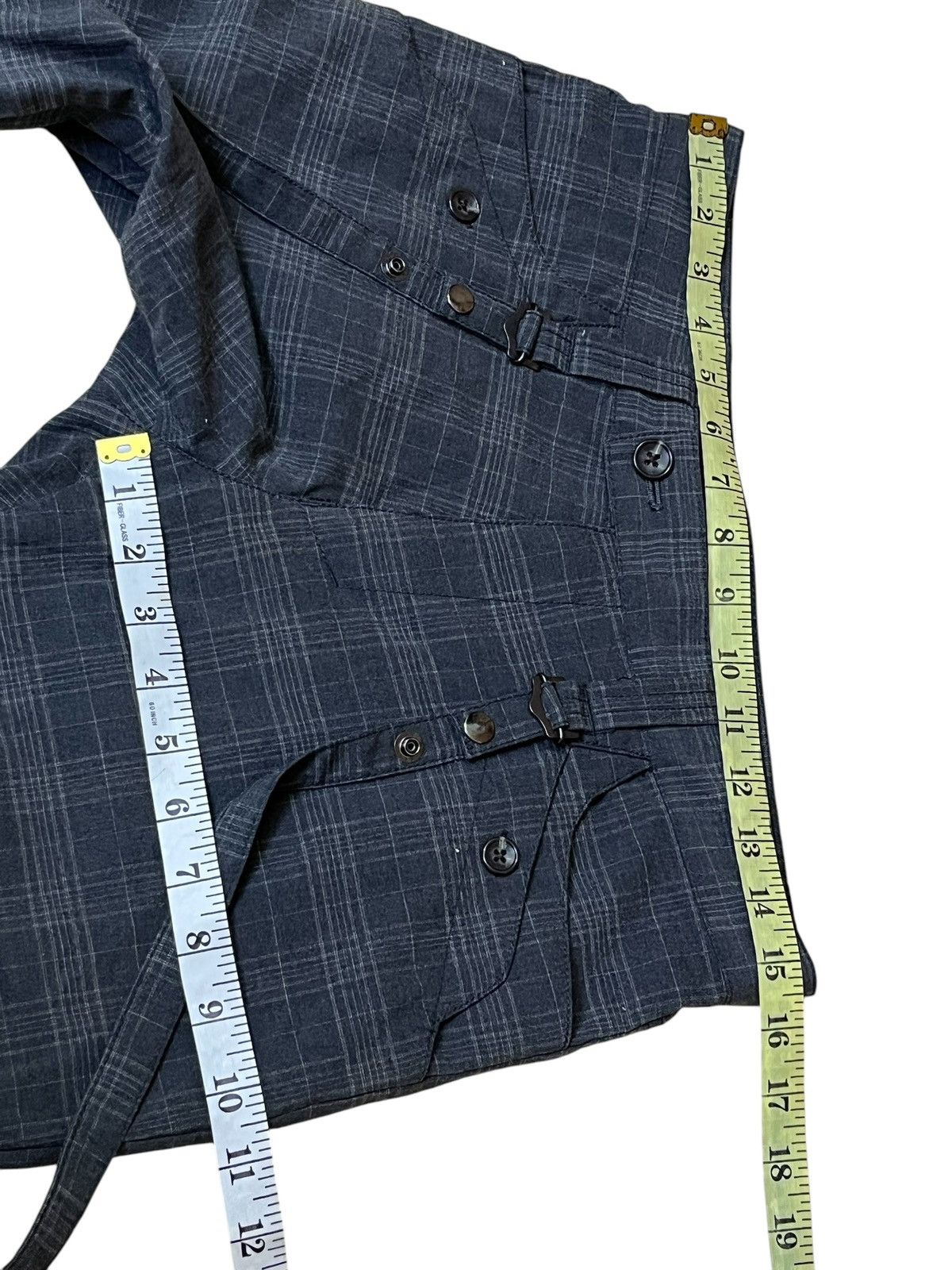 Punk and Yo JAPANESE COMME CA COMMUNE CHECKERED GOTHIC PUNK STYLE PANT Size US 31 - 14 Thumbnail