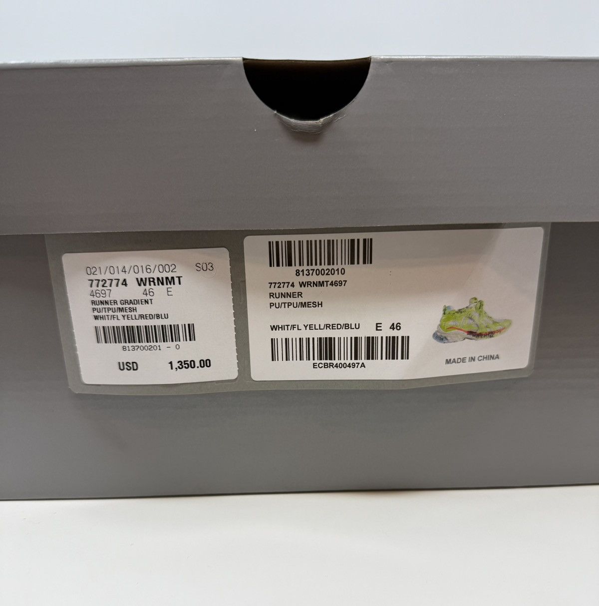 Balenciaga Balenciaga Marathon Runner Sneaker Yellow Unreleased Demna Size US 13 / EU 46 - 10 Thumbnail