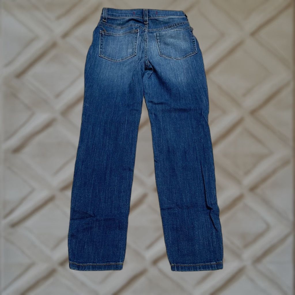 Vintage Sneak Peek Jeans Juniors 11 Distressed Embroidered Denim Blue High Rise 26x27 Boyfriend Regular Women's Vintage No? Size 32" / US 10 / IT 46 - 1 Thumbnail