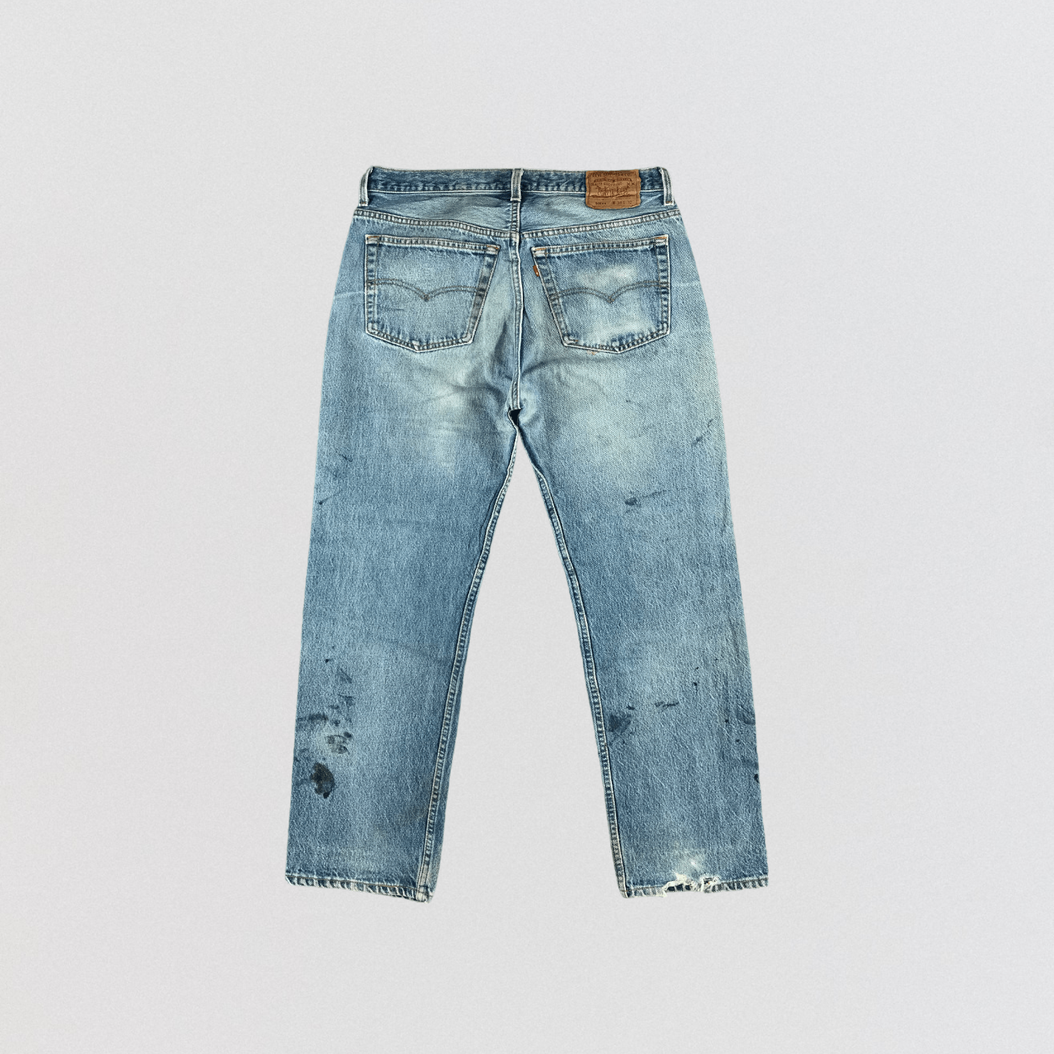 Levi's × Vintage 90s Vintage Blue Wash Levis 501 Jeans-JM3056 Size US 34 / EU 50 - 2 Thumbnail