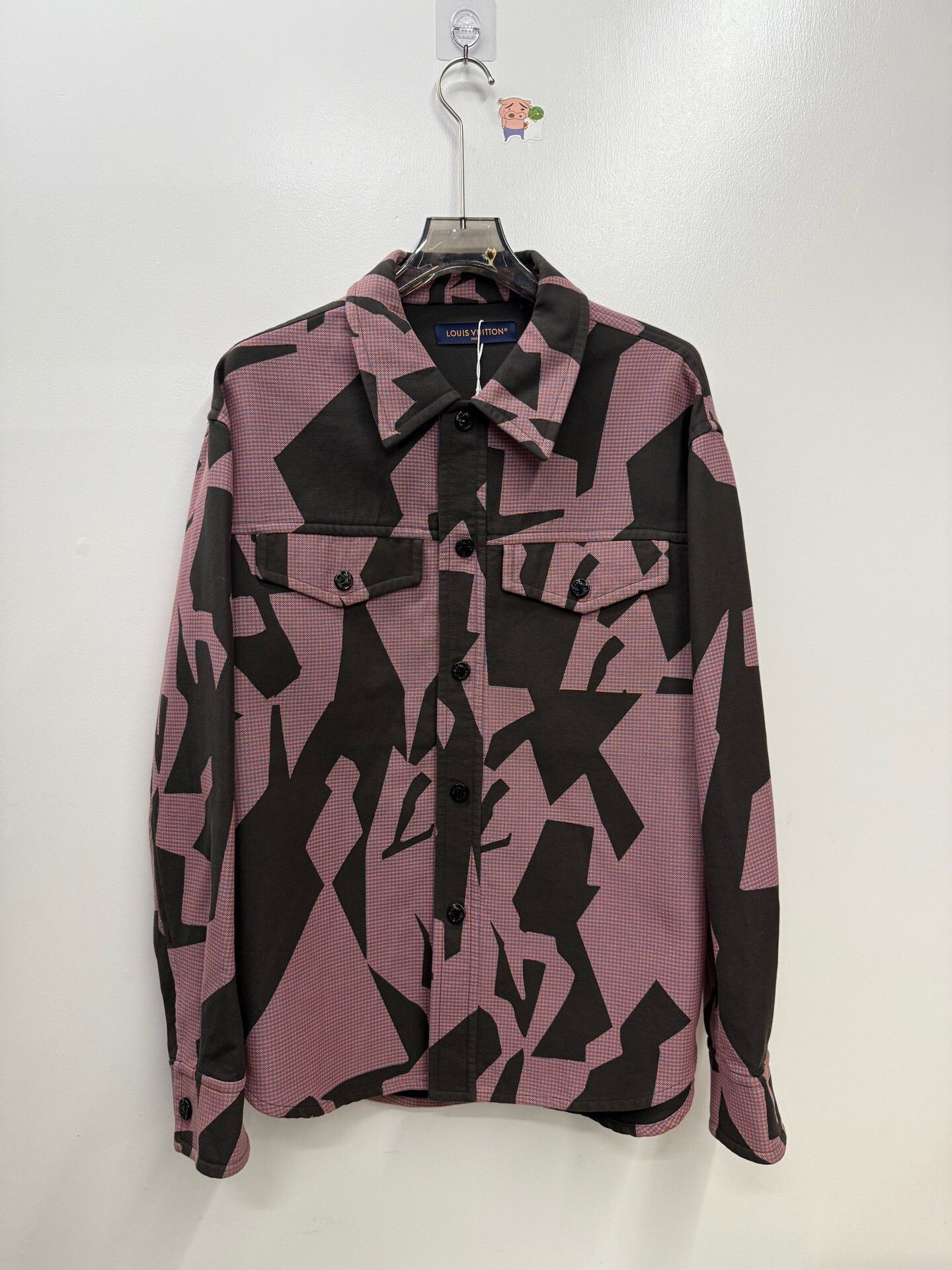 Louis Vuitton Louis Vuitton Printed Graphic Pink Light Jacket L Men Size US L / EU 52-54 / 3 - 1 Thumbnail