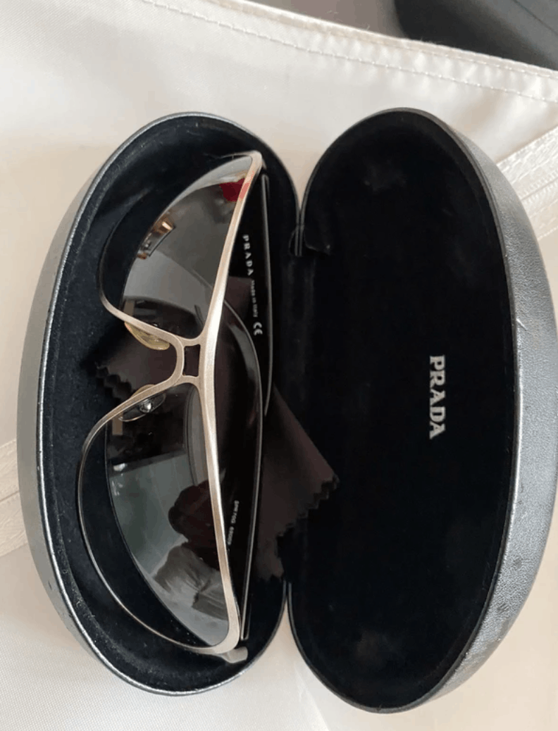 Prada PRADA Sunglasses SPR 70G Wrap Star Rimless Luna Rossa Size ONE SIZE - 2 Thumbnail