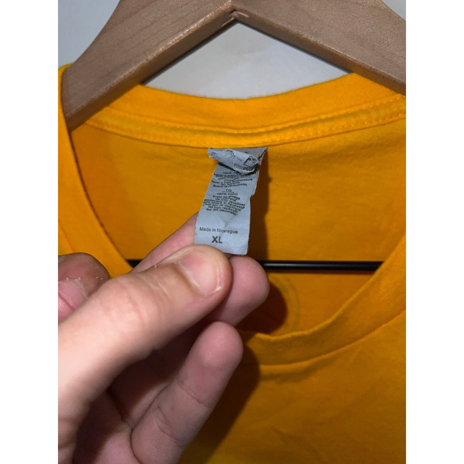 NBA NBA Denver Nuggets Schedule Shirt Tee Basketball Yellow XL Size US XL / EU 56 / 4 - 5 Thumbnail