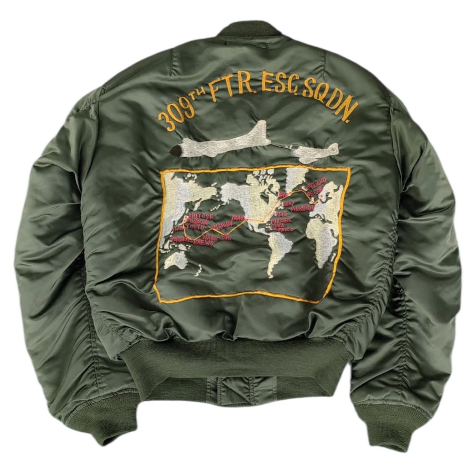 Japanese Brand 2000s CAB Clothing Flying MA1 Bomber Jacket Size US L / EU 52-54 / 3 - 1 Thumbnail
