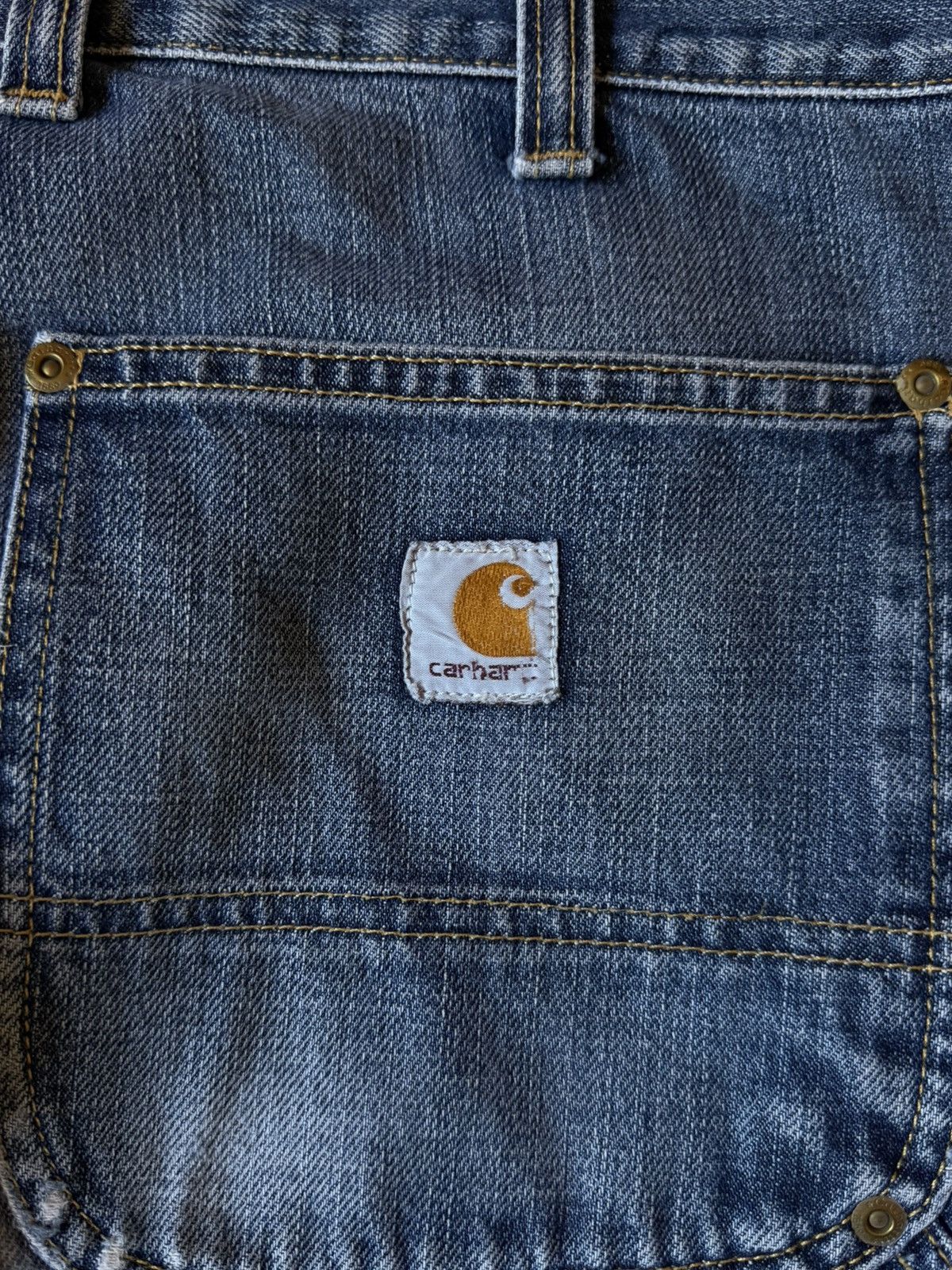 Carhartt Carhartt Double Knee Front Logger Jeans Carpenter Vintage Size US 36 / EU 52 - 8 Thumbnail