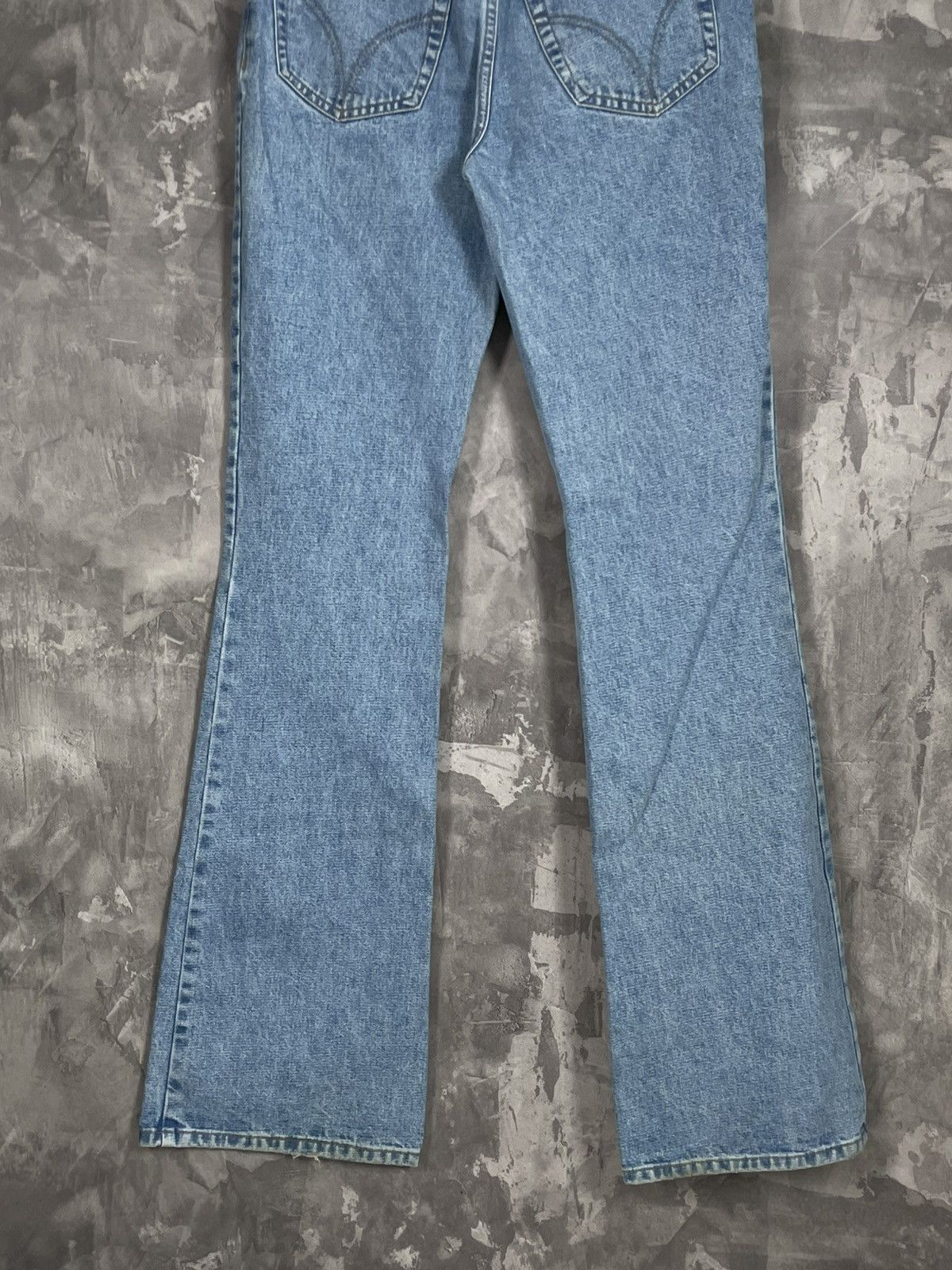 Dolce & Gabbana Vintage Dolce & Gabbana Flared Jeans Big Logo 90s Size 28" / US 6 / IT 42 - 2 Thumbnail