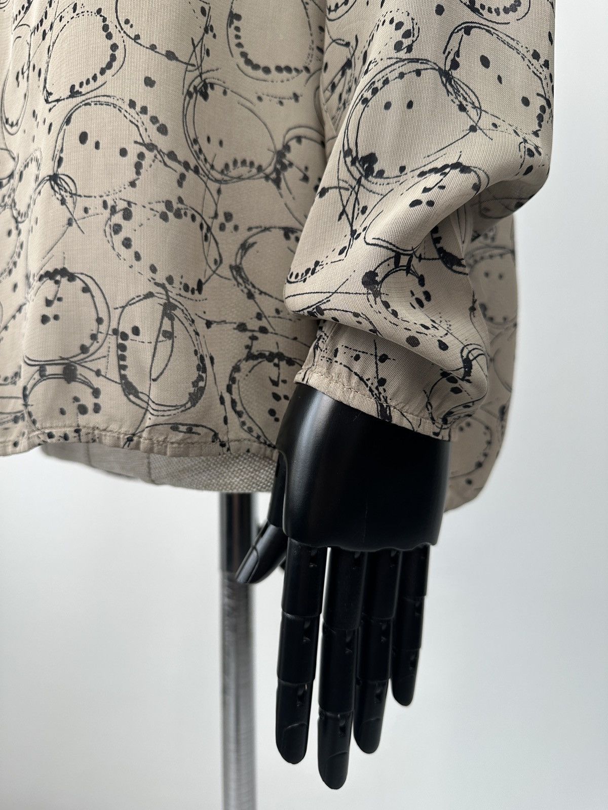 Transit TRANSIT PAR SUCH Geometric Pattern Viscose Blouse Shirt Size M / US 6-8 / IT 42-44 - 6 Thumbnail
