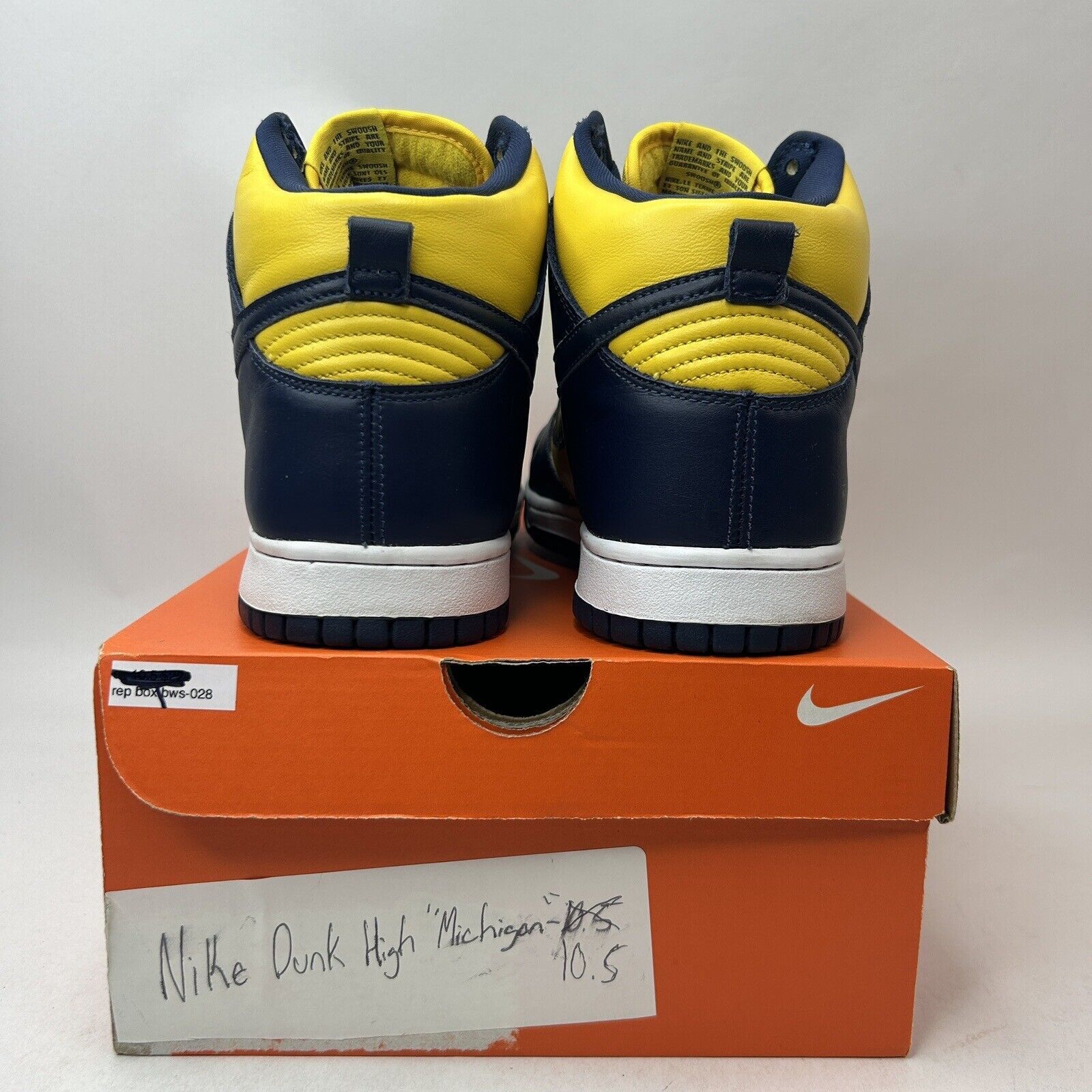 Nike Nike Dunk High SP “Michigan” 2023 Size US 10.5 / EU 43-44 - 4 Thumbnail