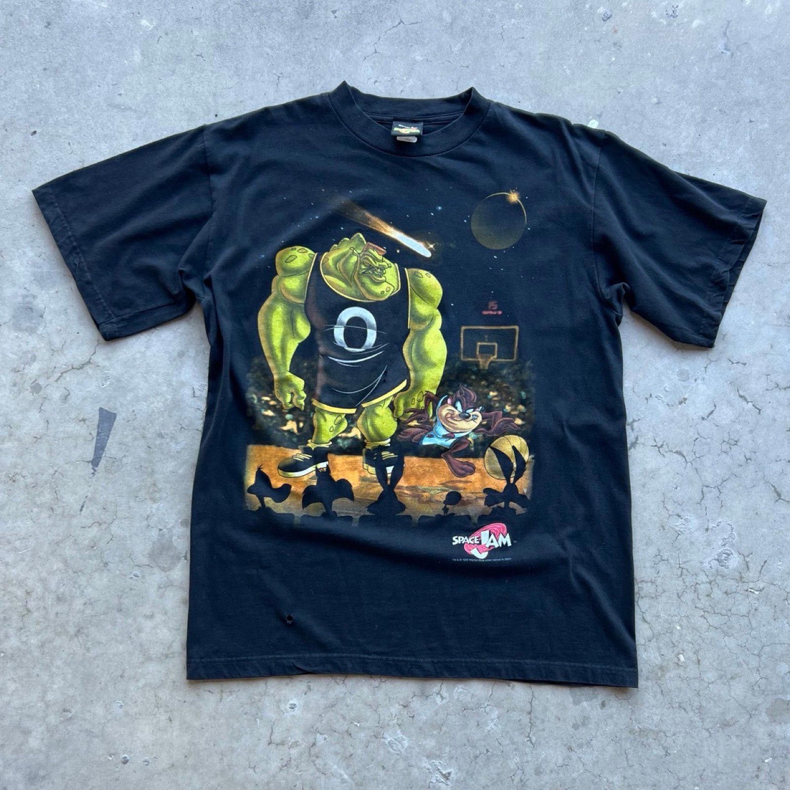 Designer 1996 Space Jam Vintageb Shirt — L — Size US L / EU 52-54 / 3 - 1 Thumbnail