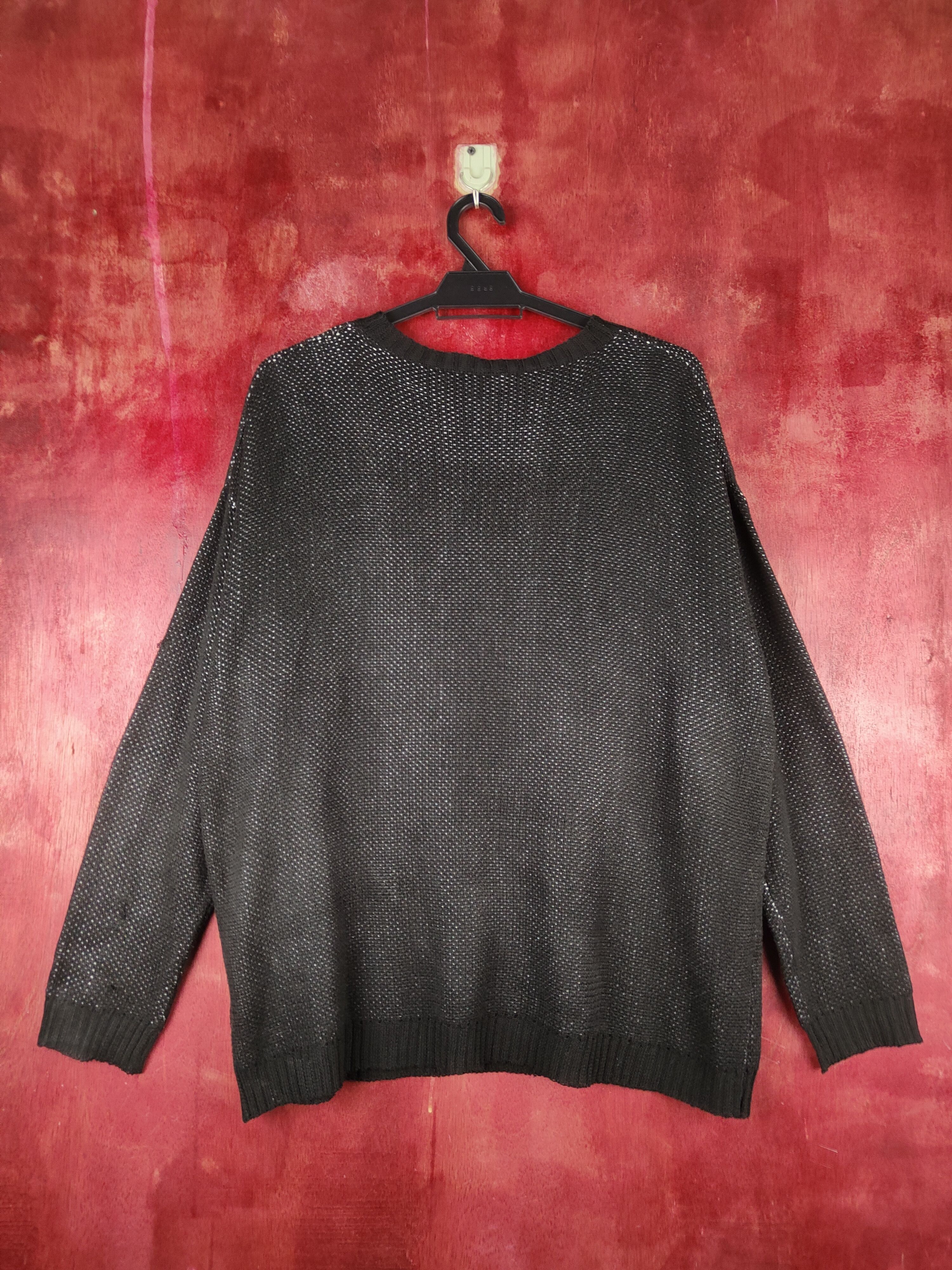 Anime Shein anima girl Black Knitwear Sweatshirt #S1523 Size L / US 10 / IT 46 - 8 Thumbnail