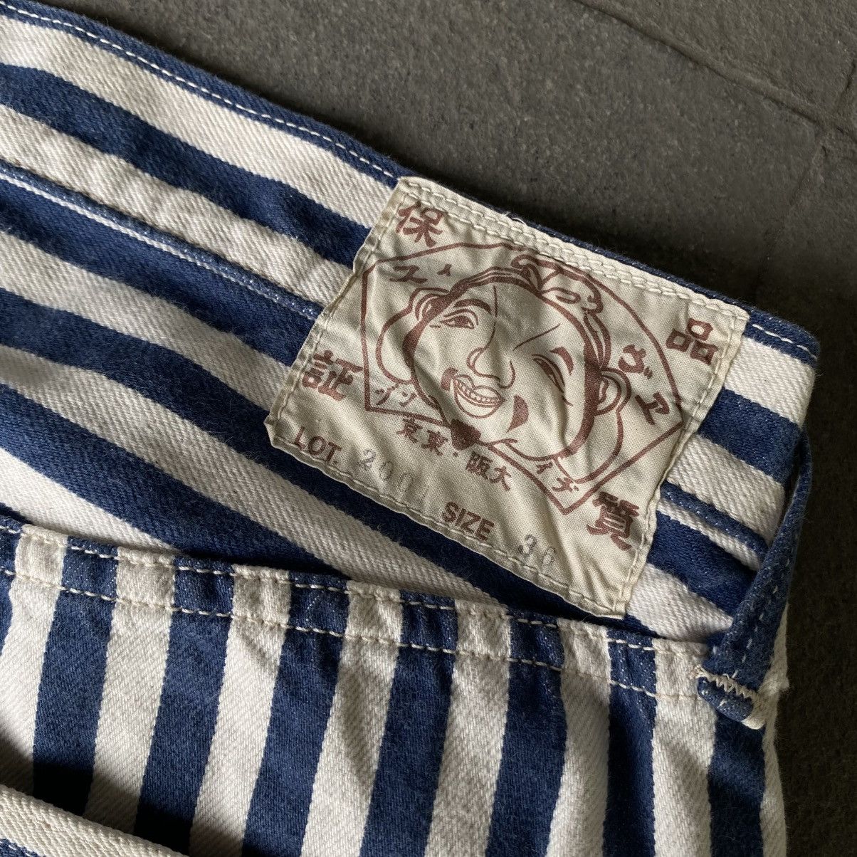 Evisu × Vintage Evisu Short Pants Stripe LOT 2001 Size US 36 / EU 52 - 3 Thumbnail