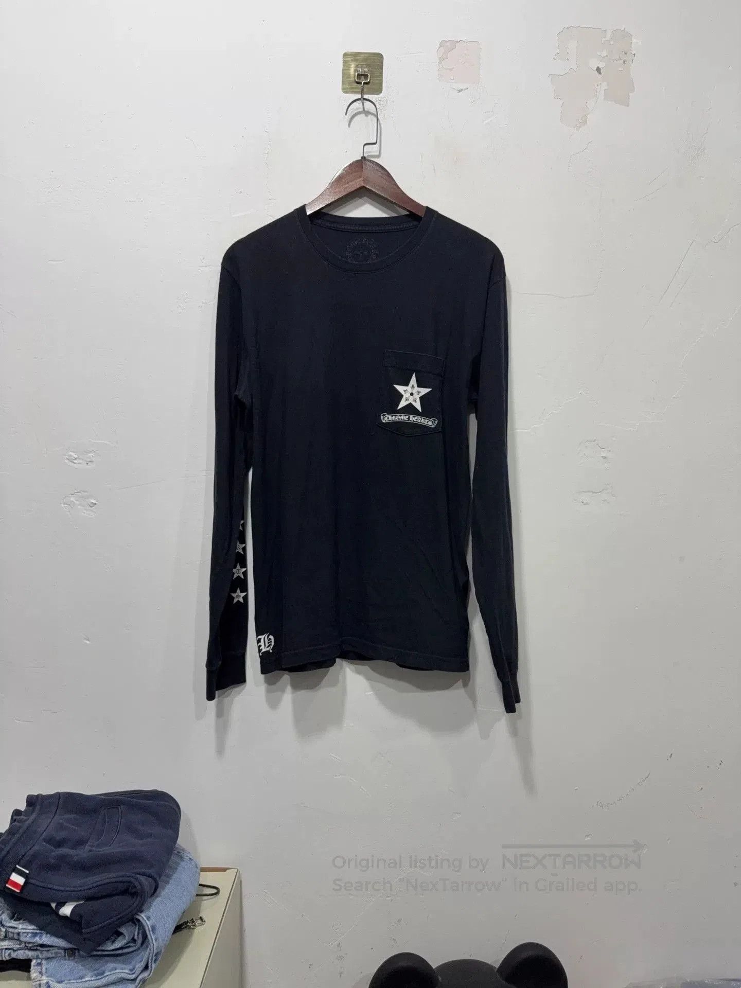 Chrome Hearts Chrome Hearts Black Star Print Long Sleeve Tee. Size US L / EU 52-54 / 3 - 1 Thumbnail