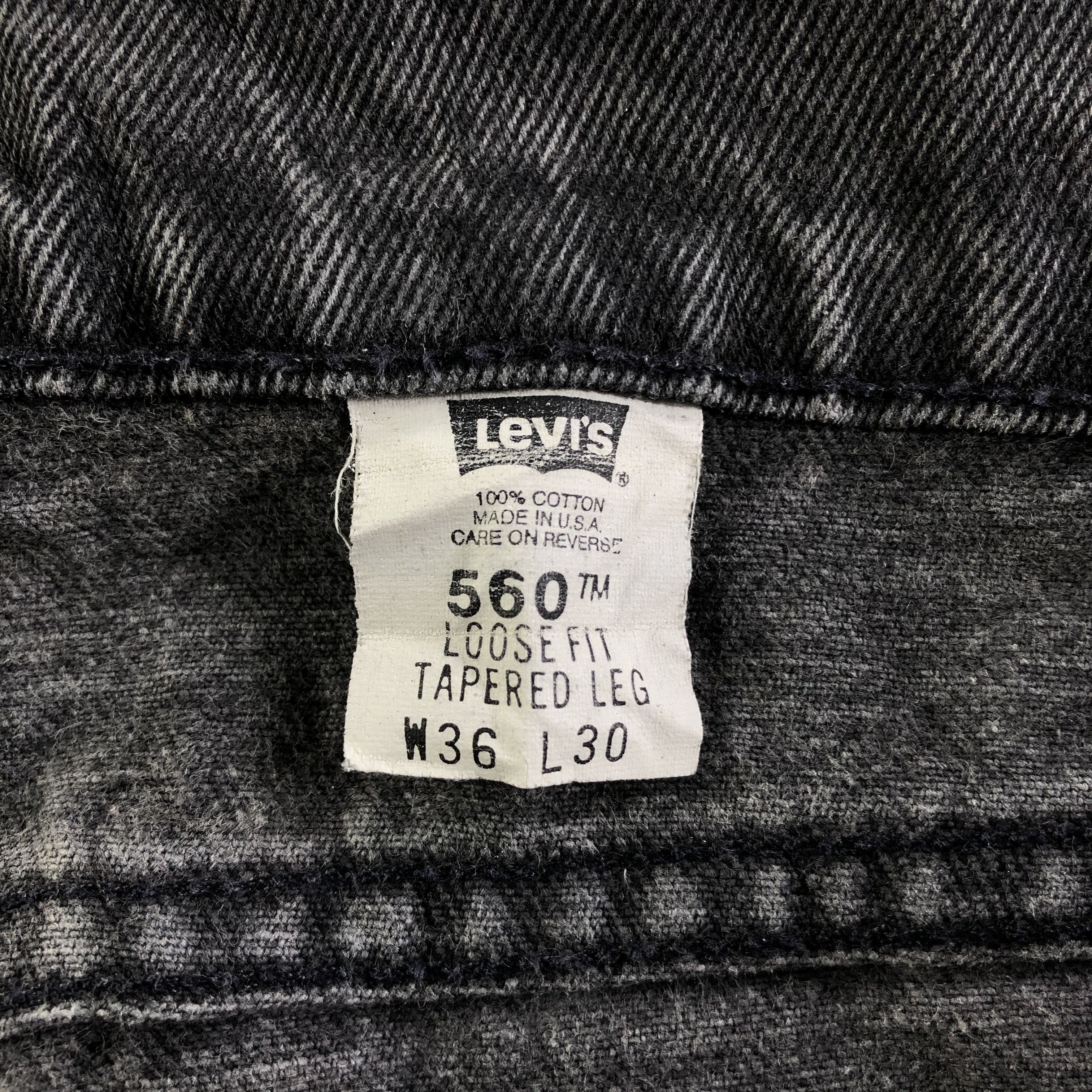 Levi's 90s Vintage Levis 560 Jeans-J3655 Size US 36 / EU 52 - 12 Thumbnail
