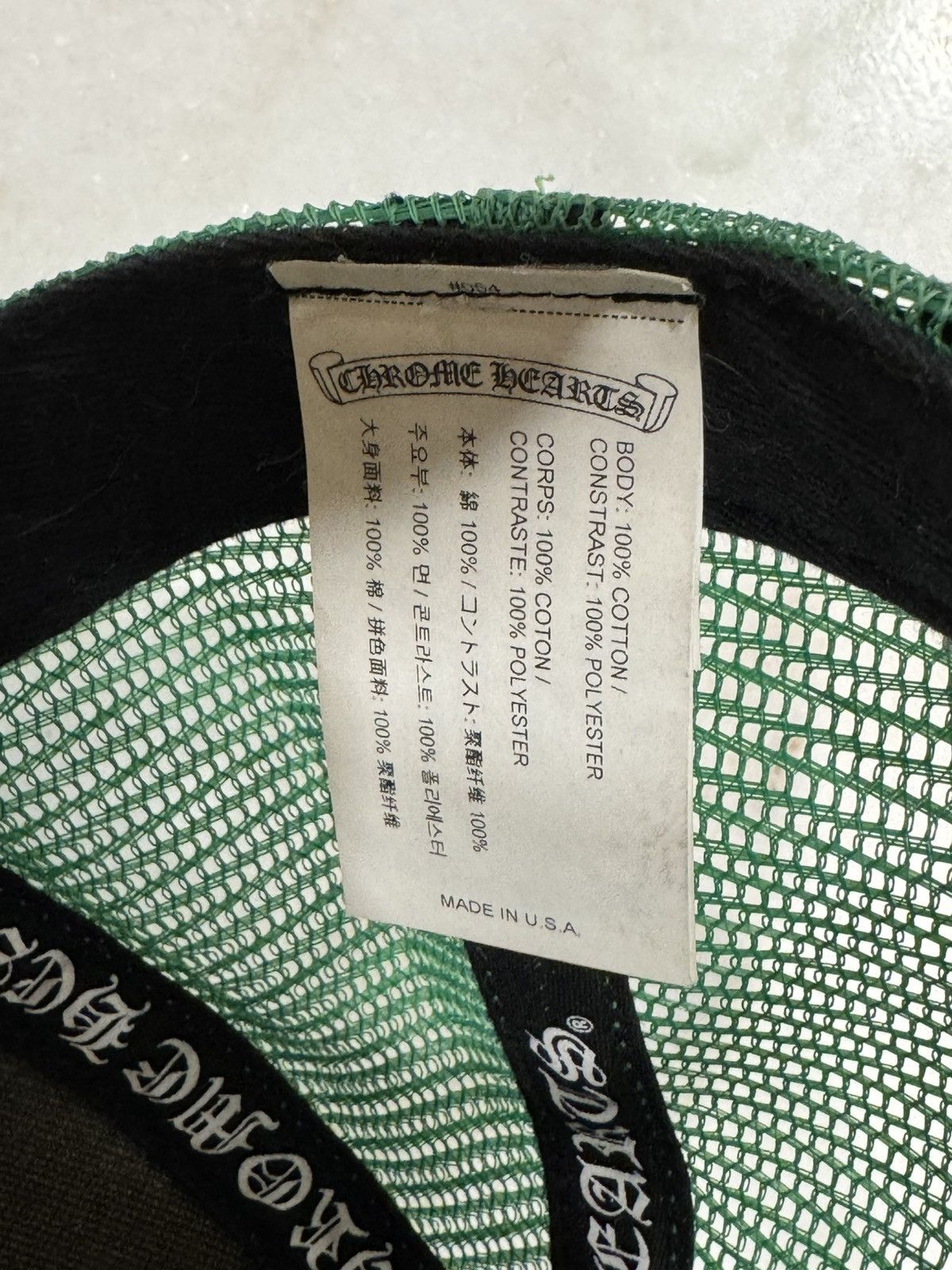Chrome Hearts Chrome Hearts CH Hollywood Trucker Hat Size ONE SIZE - 6 Thumbnail