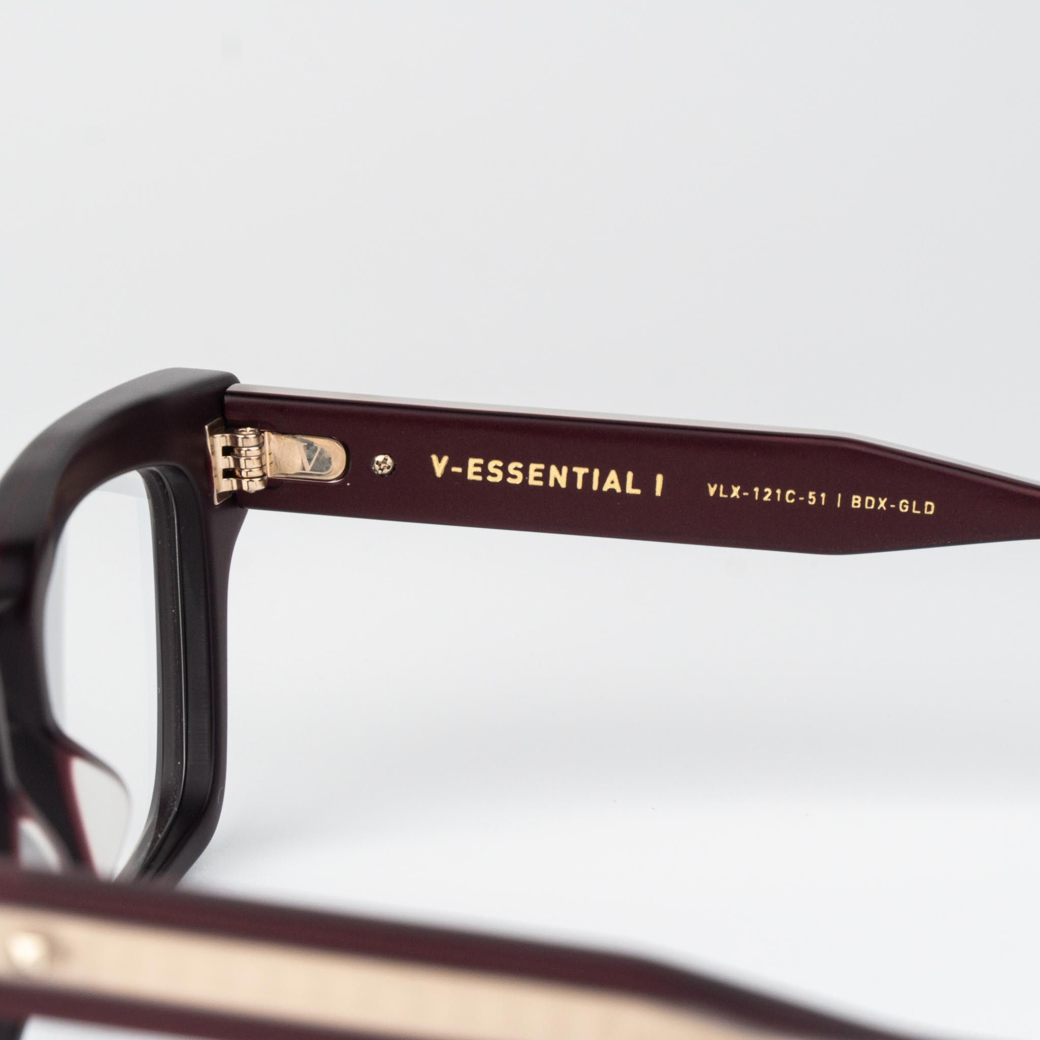 Valentino Valentino Men Eyeglasses Burgundy V-ESSENTIAL I VLX-121 C Size ONE SIZE - 7 Thumbnail