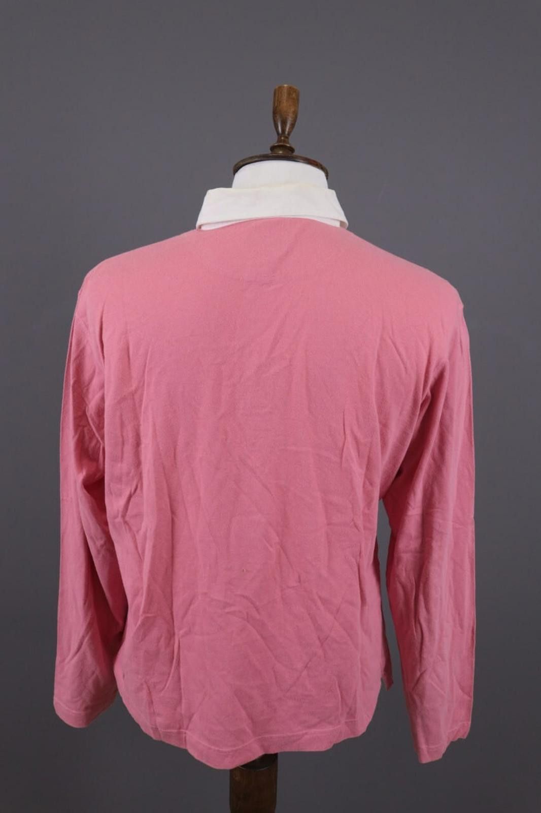 La Martina La Martina Pink Long Sleeve Polo Shirt Size L Size US L / EU 52-54 / 3 - 7 Thumbnail