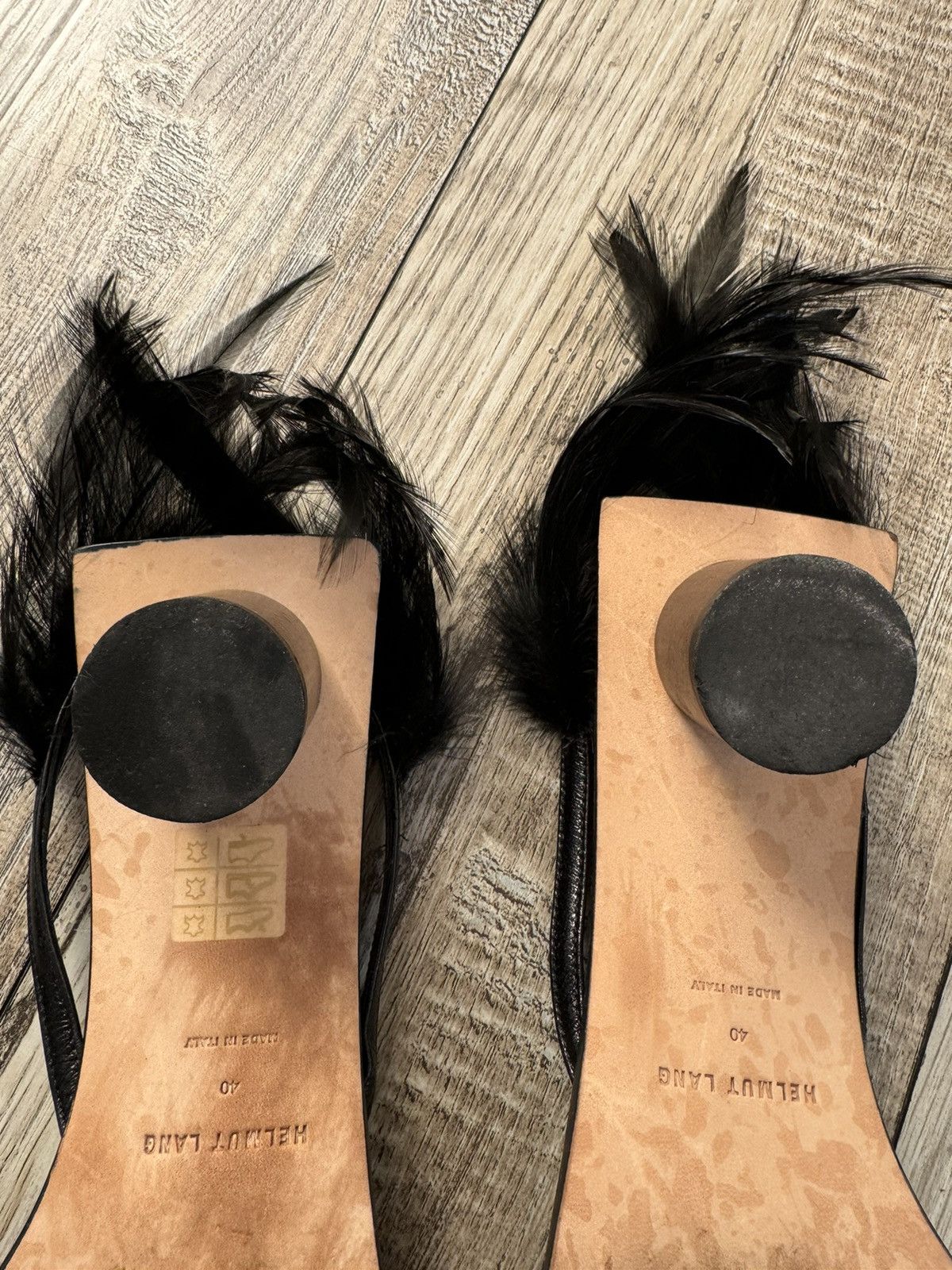 Helmut Lang Helmut Lang feather sandals Size US 10.5 / IT 40.5 - 7 Thumbnail