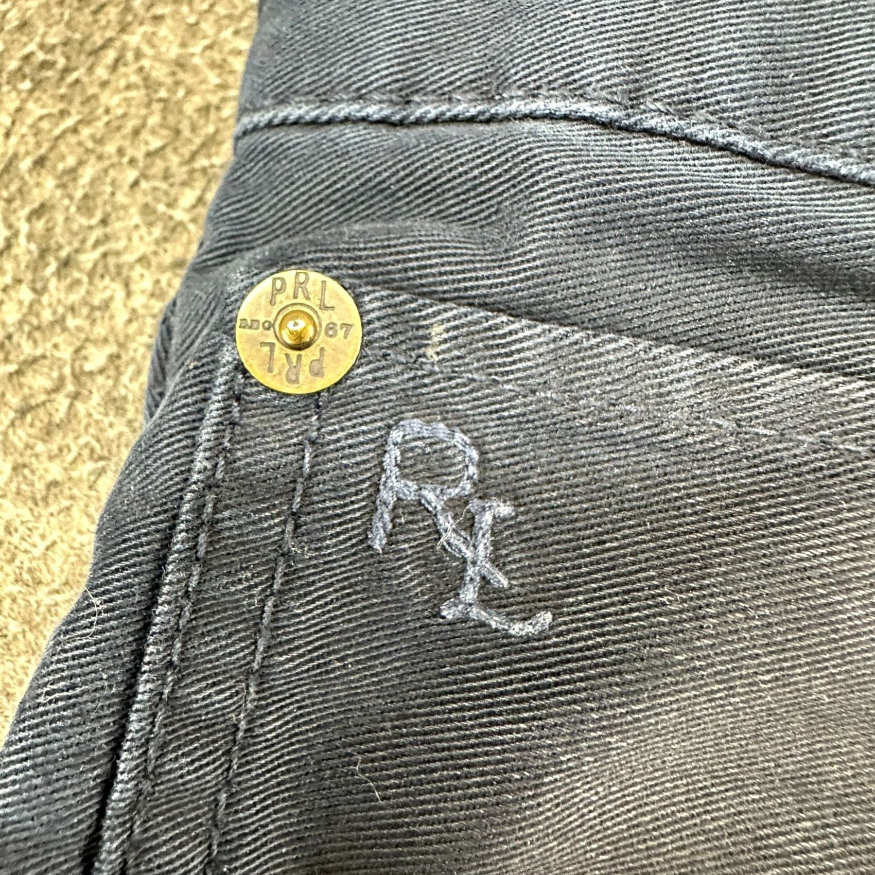 Polo Ralph Lauren Polo Ralph Lauren Pants Mens 33x32 Blue Chino Straight Regular Fit Solid Preppy 90s USA Logo Button Zipper Pop Notes: Vintage No Size US XS / EU 42 / 0 - 4 Thumbnail