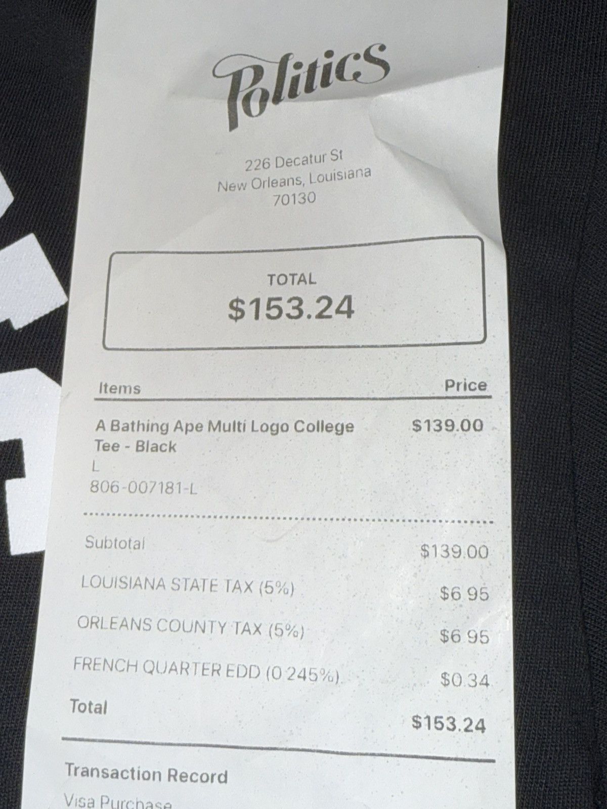 Bape Bape Multi Logo College Tee Size US L / EU 52-54 / 3 - 10 Thumbnail