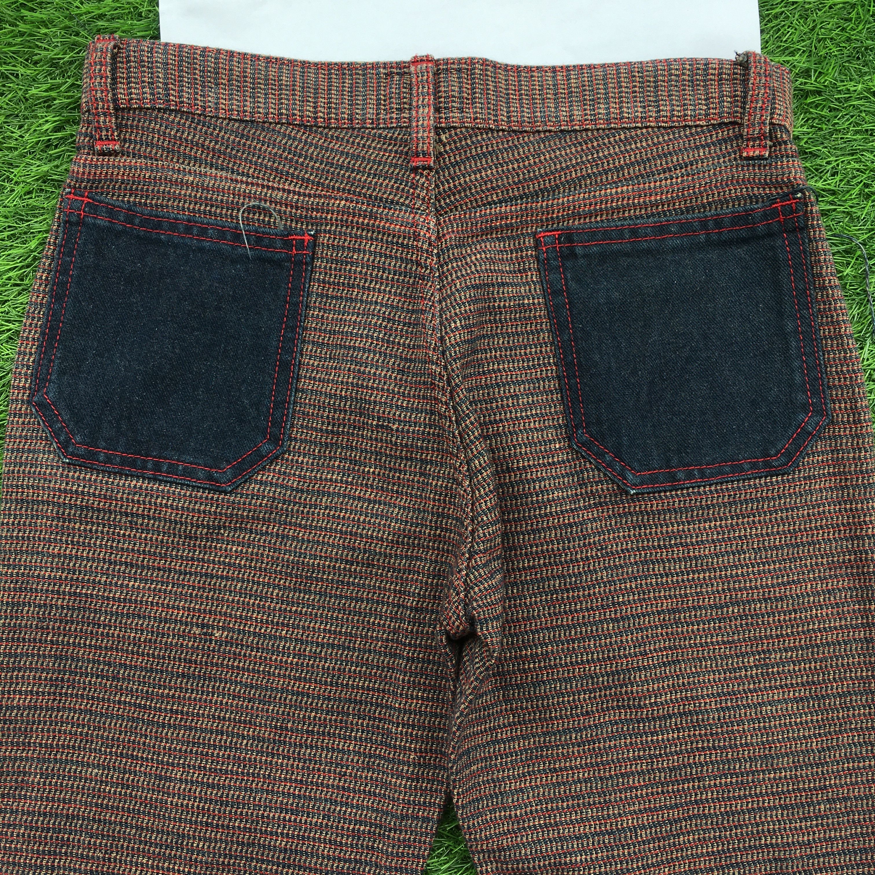 Designer × Japanese Brand × Jean Fiorucci Colorblock Sailor Jeans D-996 Size 26" / US 2 / IT 38 - 4 Thumbnail