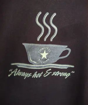 Converse Vintage Converse "Always Hot & Strong" Coffee Graphic Size US M / EU 48-50 / 2 - 7 Thumbnail