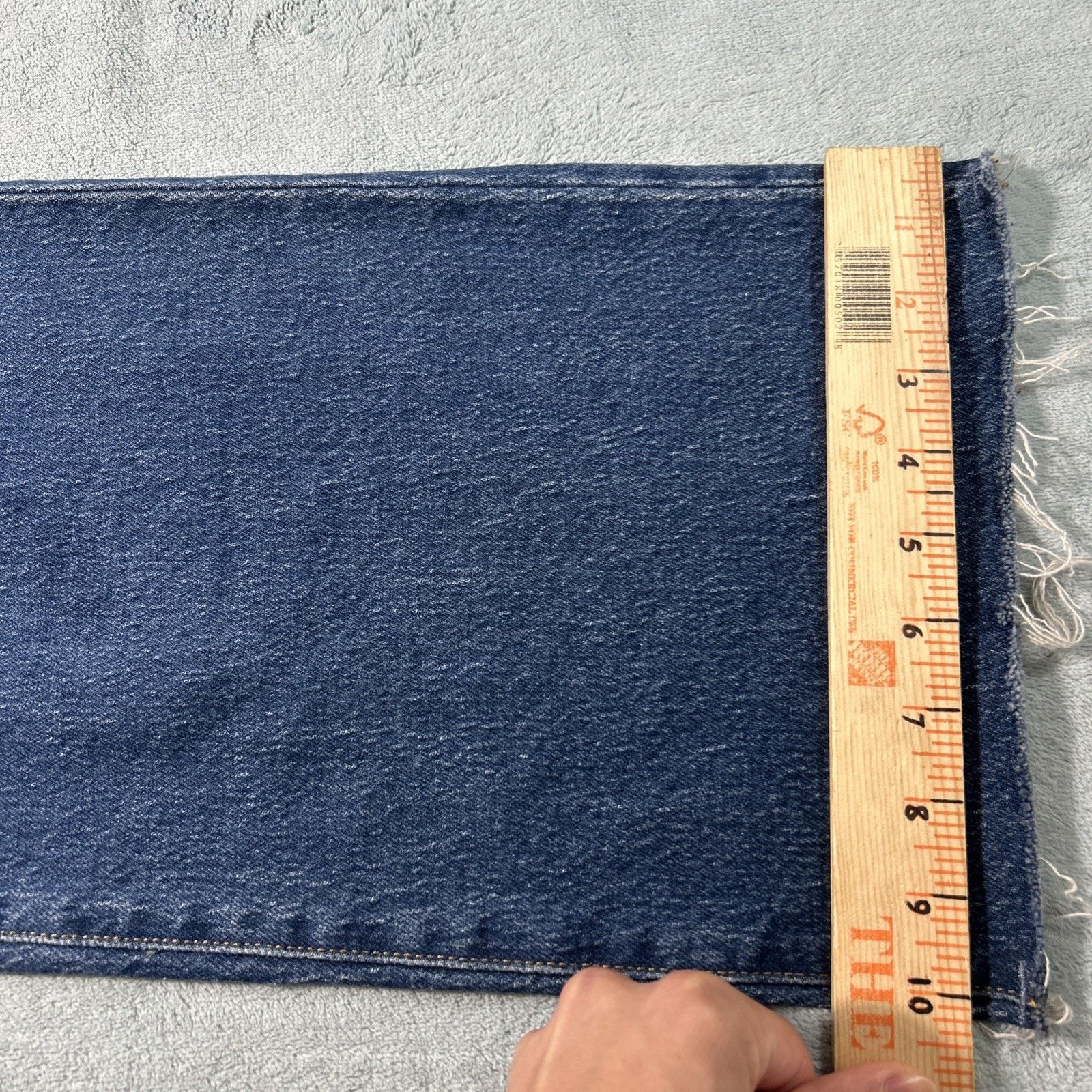 Express Beyond Baggy Distressed Rips Jeans Sz 2 28x33 Raw Hems Loose Size 26" / US 2 / IT 38 - 14 Thumbnail