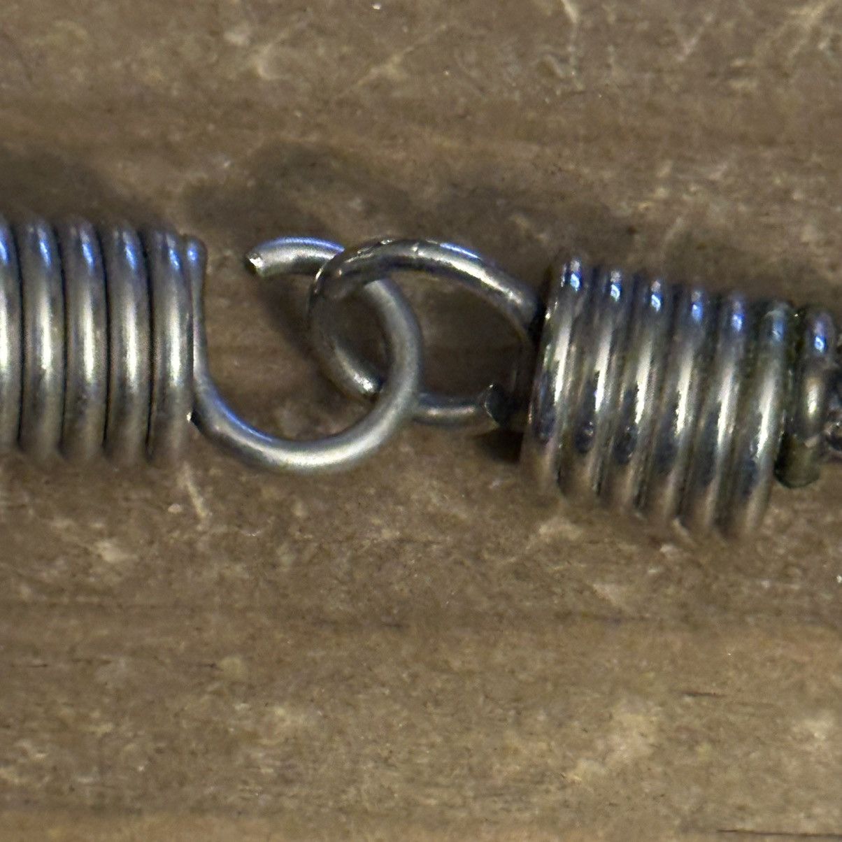 Vintage Vintage thick leather solid silver ball bead choker necklace Size ONE SIZE - 4 Thumbnail