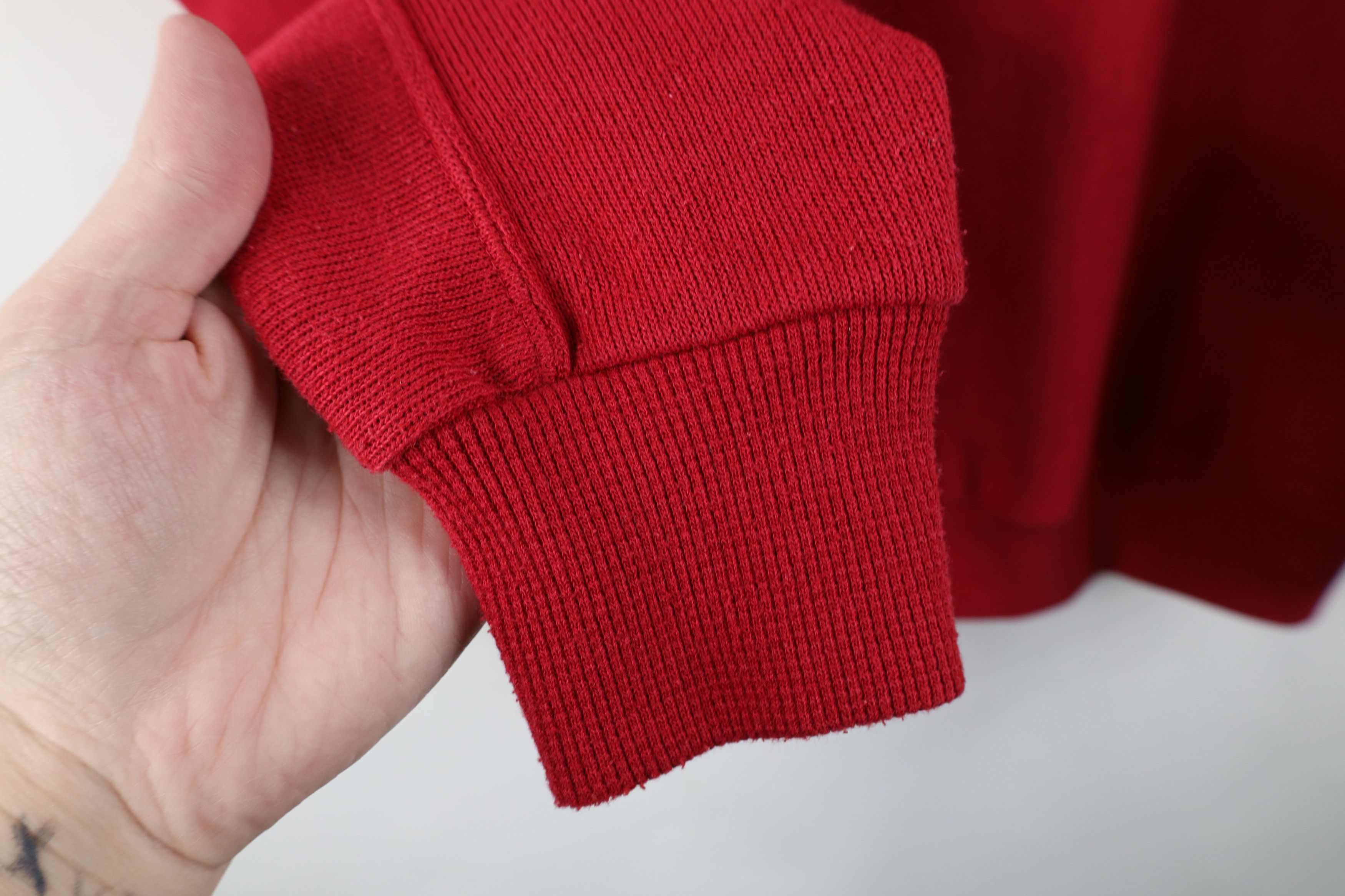 Vintage Vintage 90s Streetwear Heavyweight Long Sleeve Pullover Polo Size US L / EU 52-54 / 3 - 8 Thumbnail