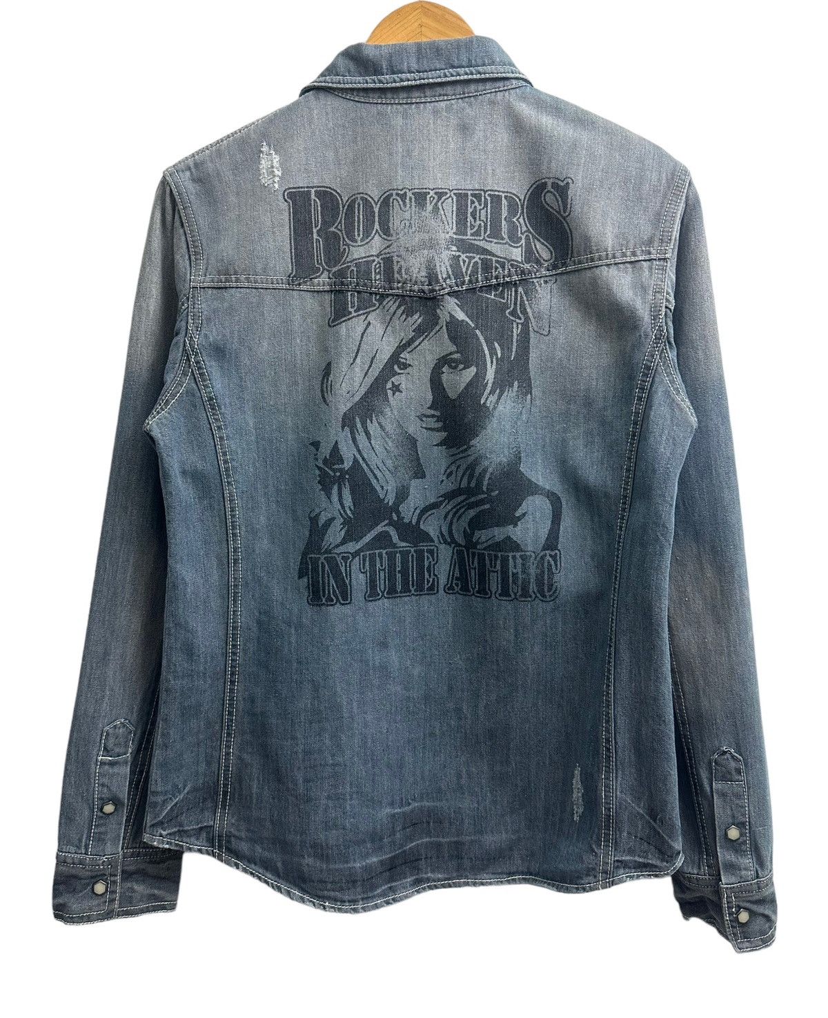 Rockers Heaven In The Attic Hysteric Glamour Denim Shirts