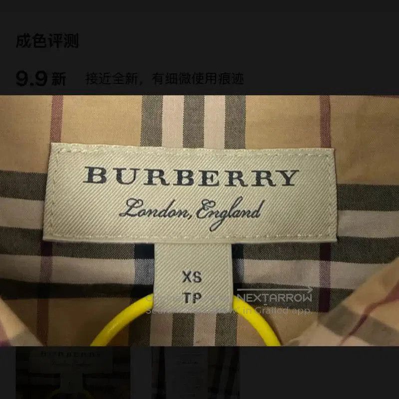 Burberry Burberry Yellow Cotton Women's Shirt. Size XS / US 0-2 / IT 36-38 - 4 Thumbnail