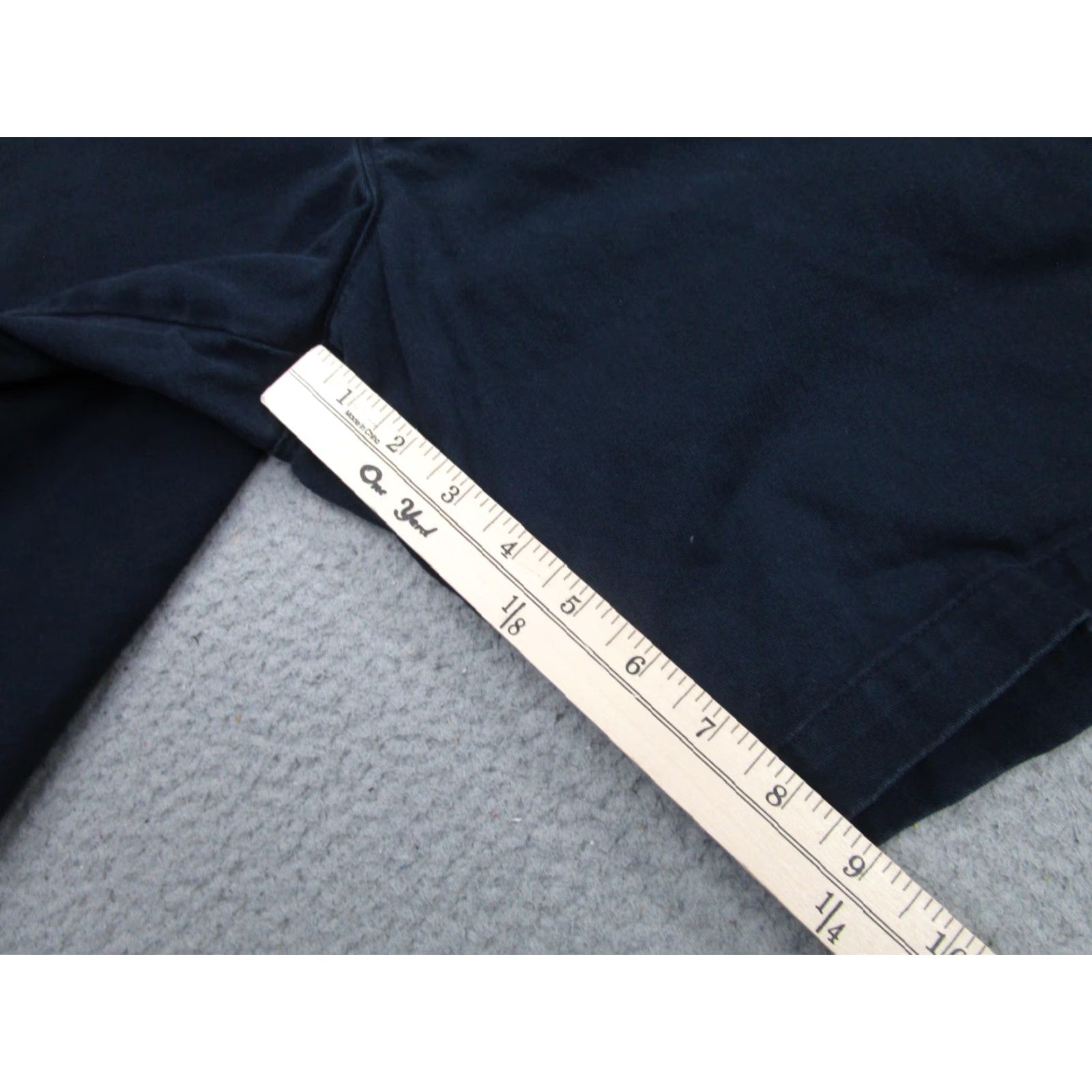 Banana Republic Banana Republic Shorts Mens 38 Navy Blue Aiden Chino Cotton Flat Front Casual Size US 38 / EU 54 - 4 Thumbnail