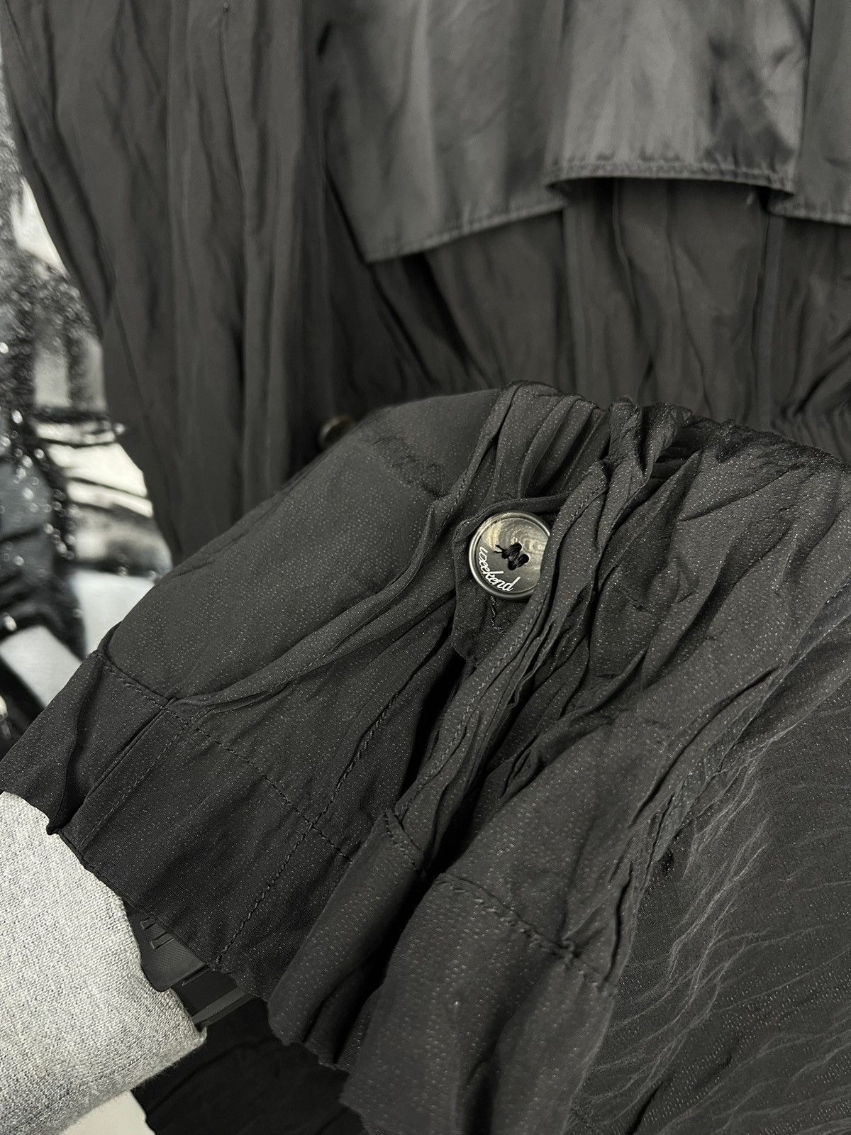 Weekend Max Mara Weekend x Max Mara Lightweight Hooded Coat Metal Jacket Size S / US 4 / IT 40 - 14 Thumbnail