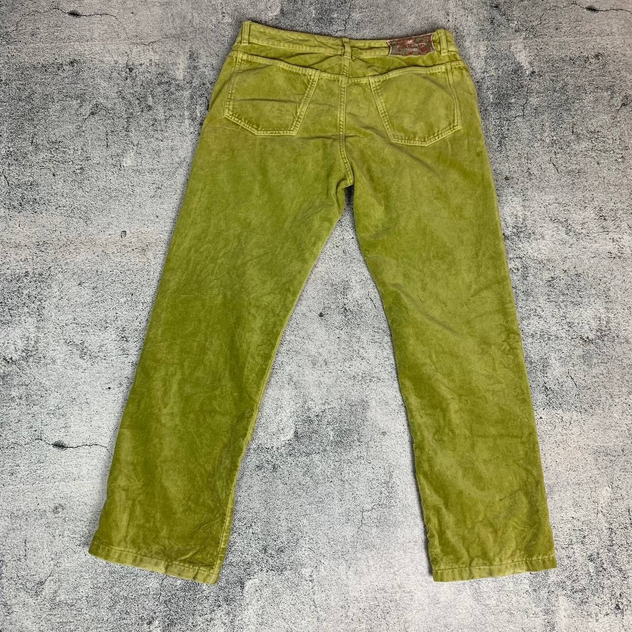 Etro Etro Corduroy Pants Men's Size 33 Green Cotton ` Size US 33 - 14 Thumbnail