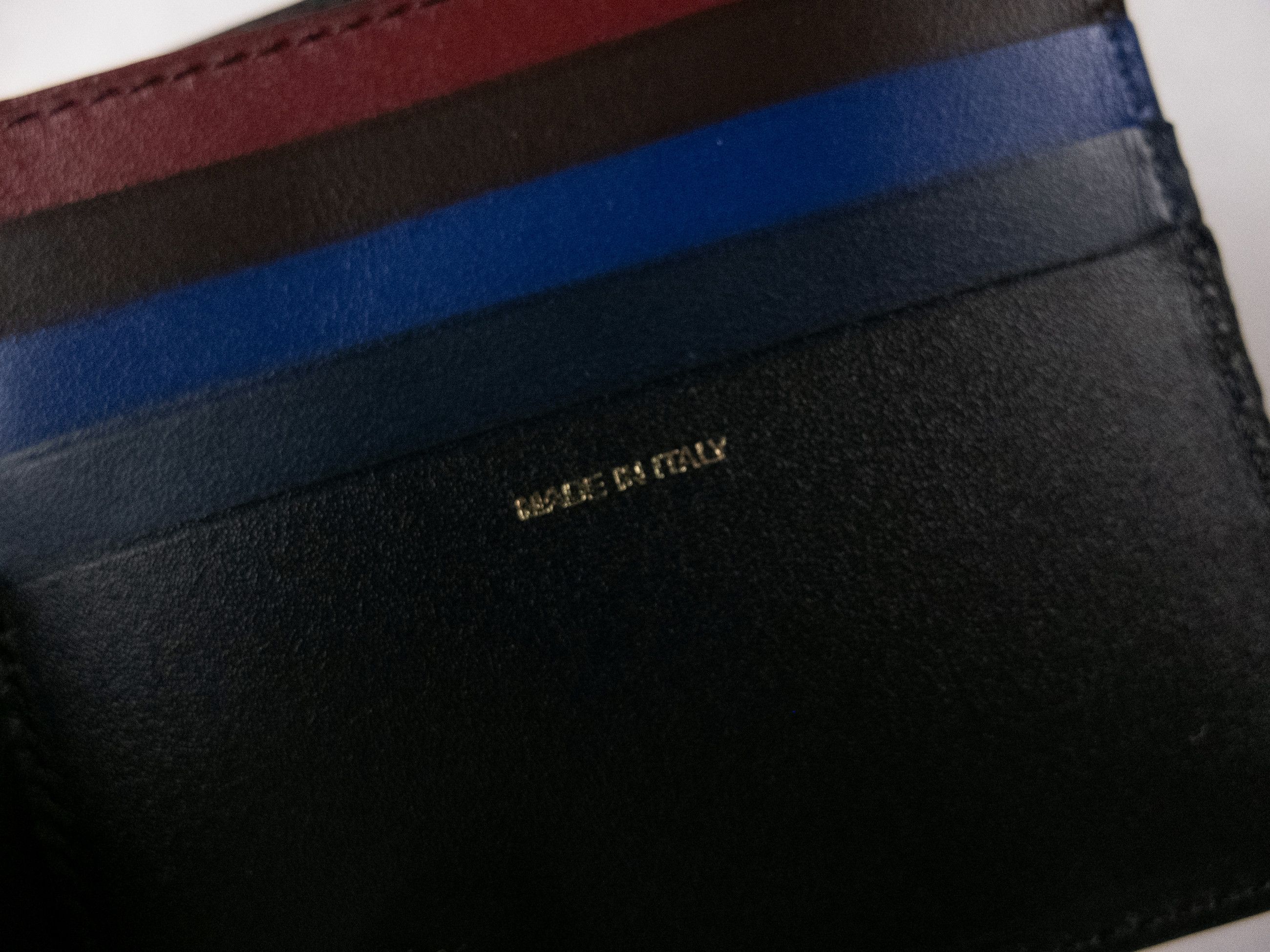Paul Smith PAUL SMITH black leather bifold wallet w colorful inside Size ONE SIZE - 4 Thumbnail