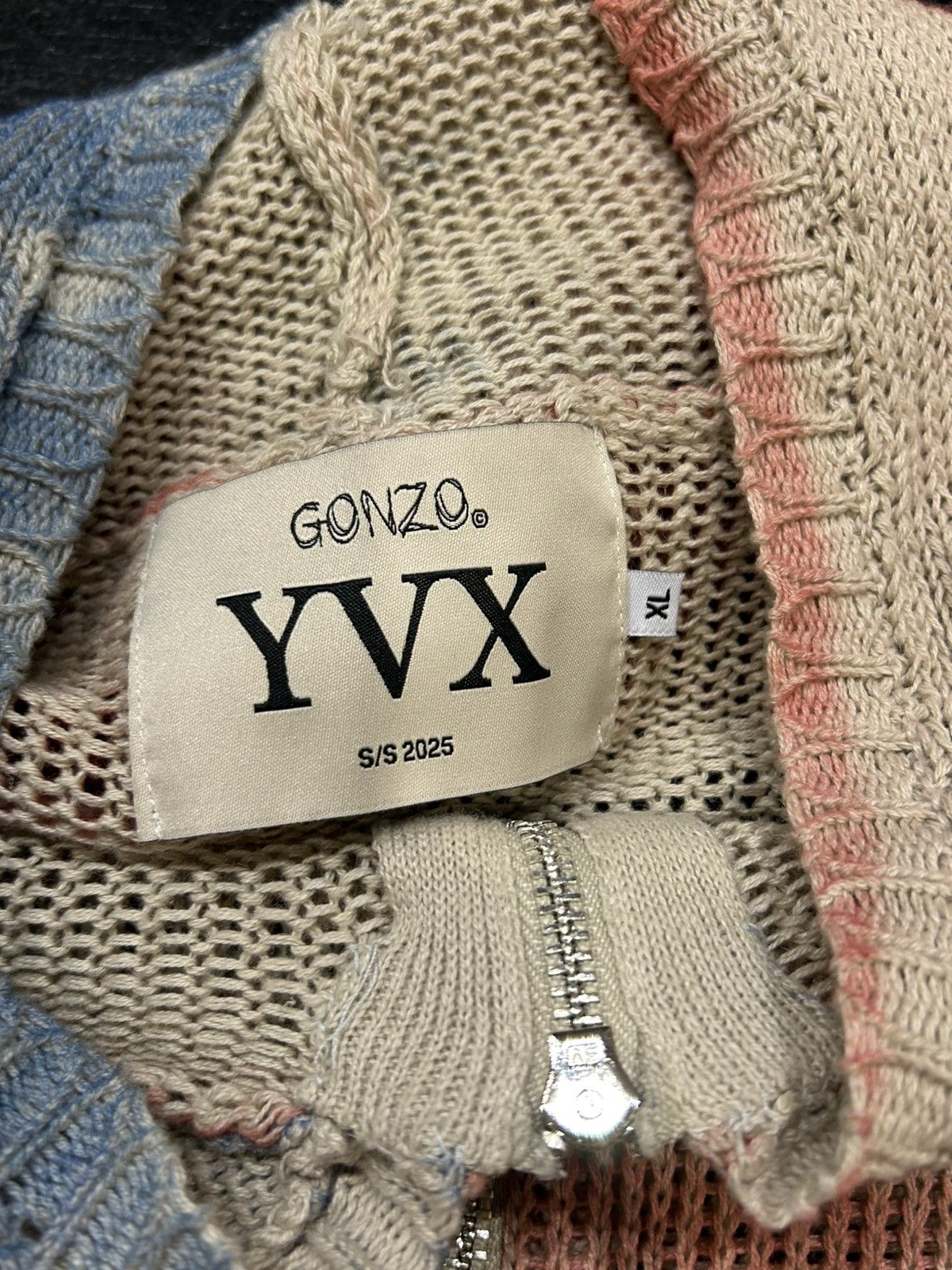 Other YVX Knit American Flag Zip Up Hoodie Size US XL / EU 56 / 4 - 3 Thumbnail