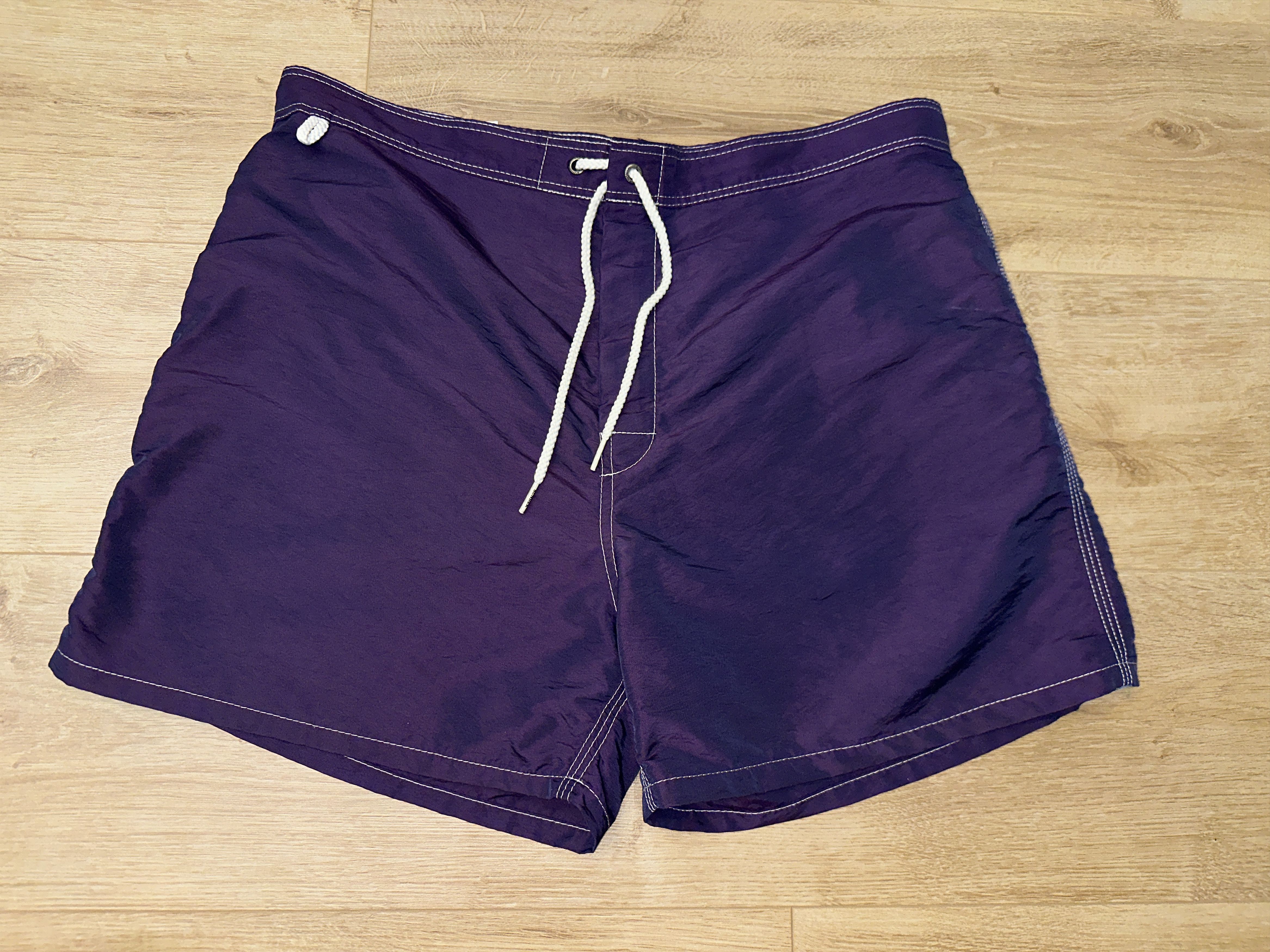 Sundek Sundek Vintage Swim Shorts Rainbow Stripes Purple Size 36 Size US 36 / EU 52 - 6 Thumbnail