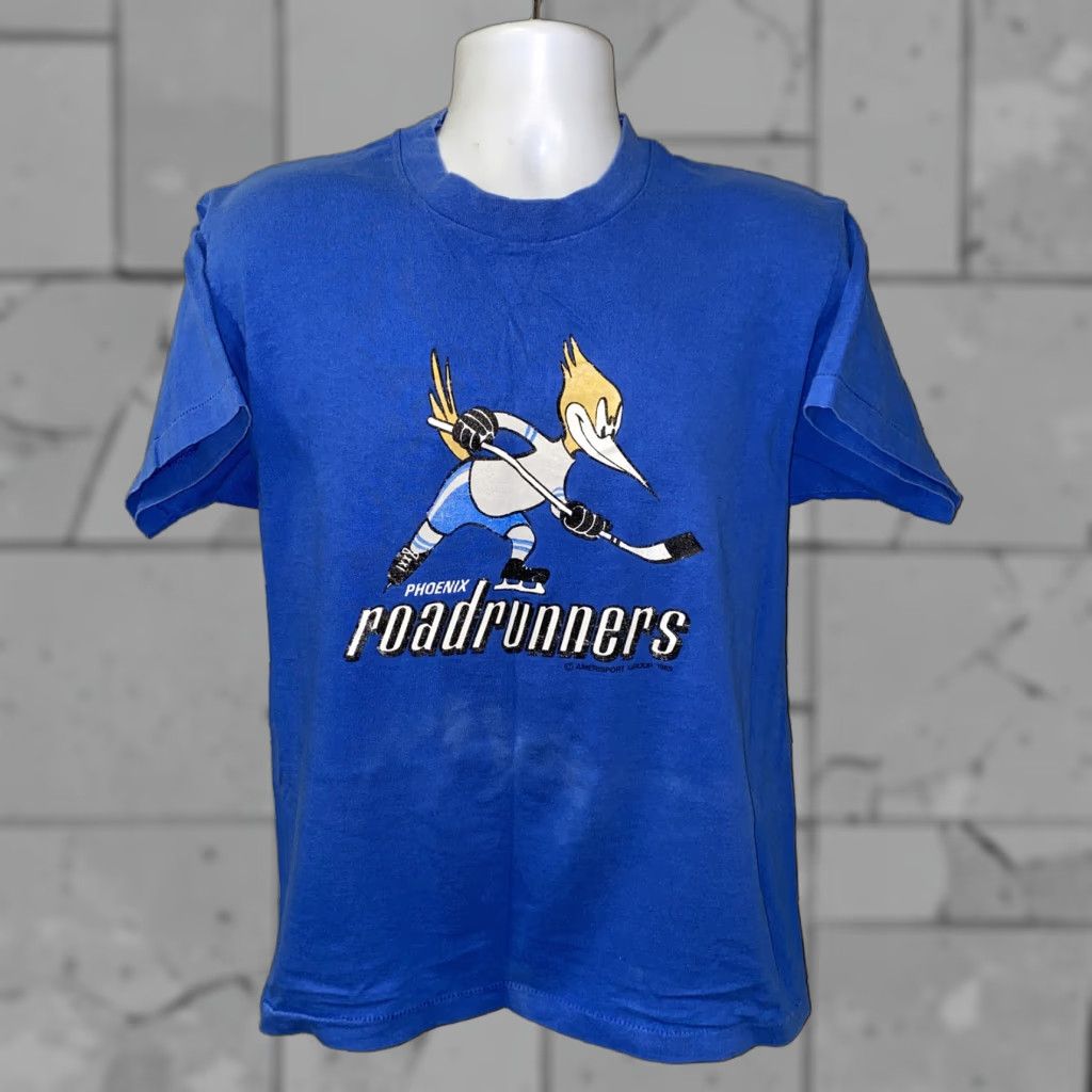 Fruit Of The Loom VINTAGE Fruit Of The Loom Road Runners T-Shirt Blue L Mens Size L Graphic Tee 1989 Size US L / EU 52-54 / 3 - 1 Thumbnail
