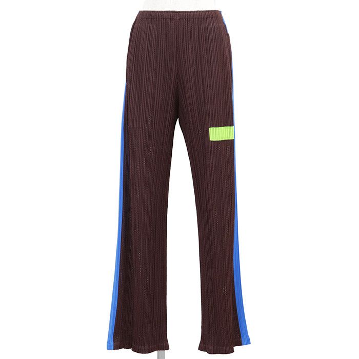 Issey Miyake Issey Miyake Pleats Please Pleated Pants Textile Bottoms DUTY FREE for USA Size ONE SIZE - 1 Thumbnail