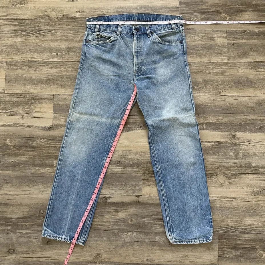 Levi's Vintage Levi's Orange Tab 505 Denim Jeans Size US 35 - 8 Thumbnail